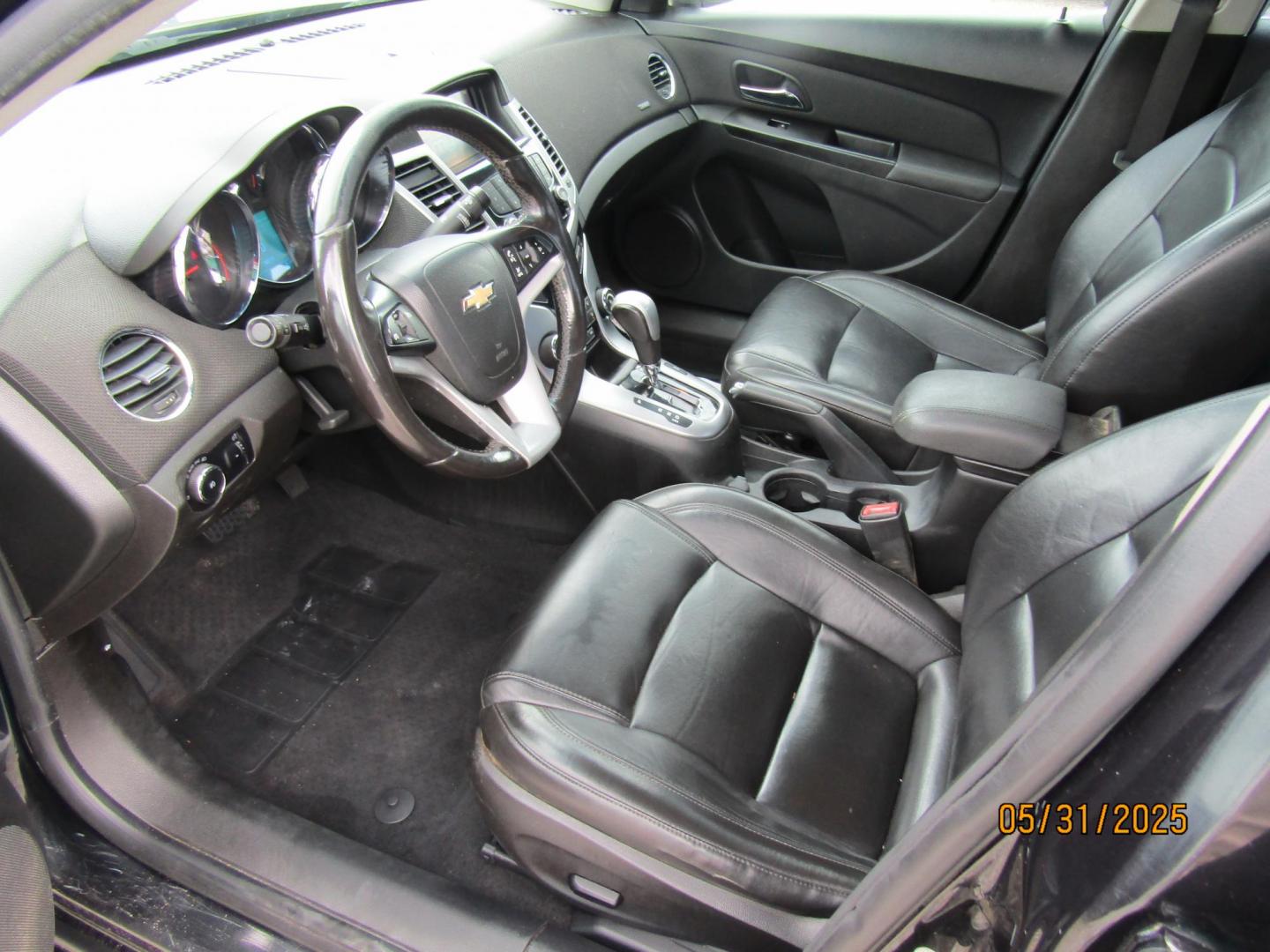 2013 Black /Black Chevrolet Cruze LTZ Auto (1G1PG5SB7D7) with an 1.4L L4 DOHC 16V TURBO engine, Automatic transmission, located at 15016 S Hwy 231, Midland City, AL, 36350, (334) 983-3001, 31.306210, -85.495277 - Photo#3
