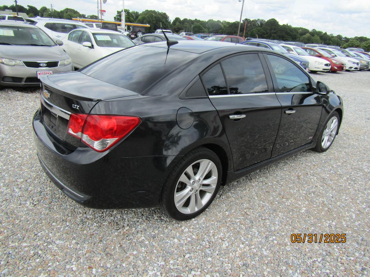 2013 Black /Black Chevrolet Cruze LTZ Auto (1G1PG5SB7D7) with an 1.4L L4 DOHC 16V TURBO engine, Automatic transmission, located at 15016 S Hwy 231, Midland City, AL, 36350, (334) 983-3001, 31.306210, -85.495277 - Photo#7