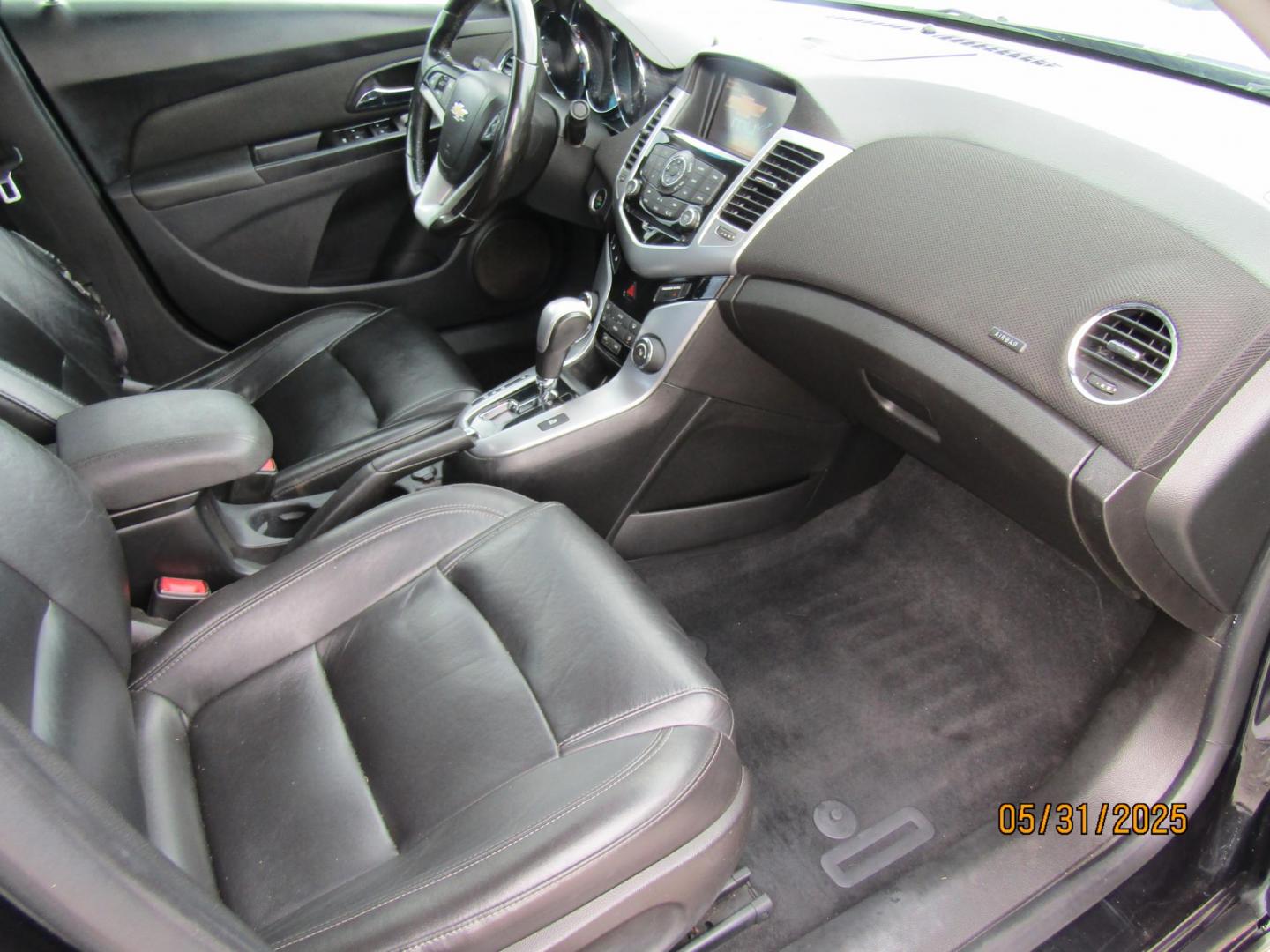 2013 Black /Black Chevrolet Cruze LTZ Auto (1G1PG5SB7D7) with an 1.4L L4 DOHC 16V TURBO engine, Automatic transmission, located at 15016 S Hwy 231, Midland City, AL, 36350, (334) 983-3001, 31.306210, -85.495277 - Photo#9