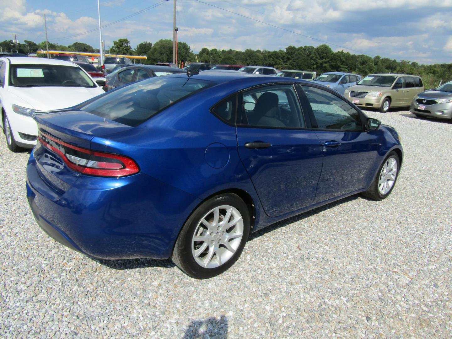 2013 Blue /Black Dodge Dart SXT (1C3CDFBA1DD) with an 2.0L L4 DOHC 16V TURBO engine, Automatic transmission, located at 15016 S Hwy 231, Midland City, AL, 36350, (334) 983-3001, 31.306210, -85.495277 - Photo#5