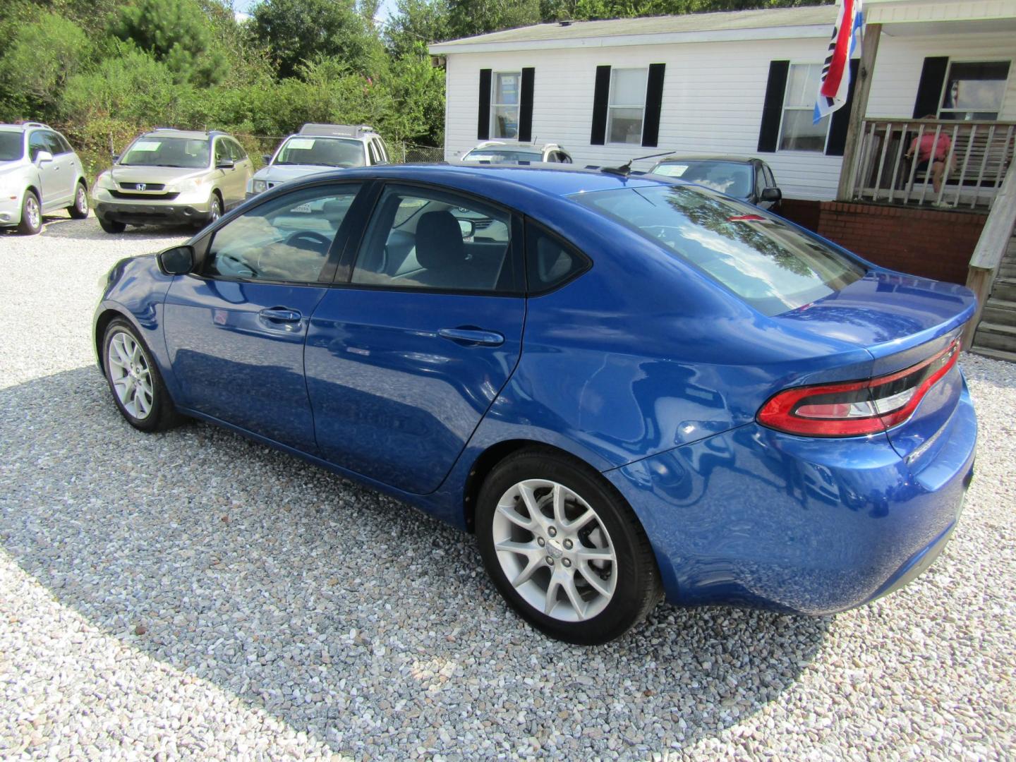 2013 Blue /Black Dodge Dart SXT (1C3CDFBA1DD) with an 2.0L L4 DOHC 16V TURBO engine, Automatic transmission, located at 15016 S Hwy 231, Midland City, AL, 36350, (334) 983-3001, 31.306210, -85.495277 - Photo#7
