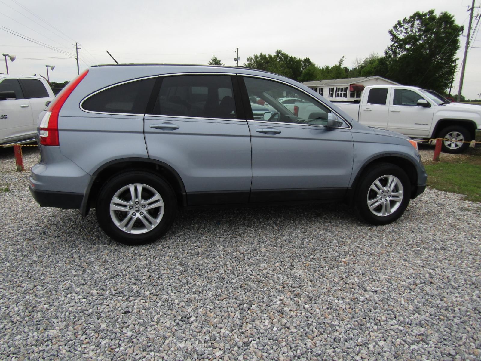 2010 Blue /Gray Honda CR-V EX-L 2WD 5-Speed AT (5J6RE3H74AL) with an 2.4L L4 DOHC 16V engine, Automatic transmission, located at 15016 S Hwy 231, Midland City, AL, 36350, (334) 983-3001, 31.306210, -85.495277 - Photo #8