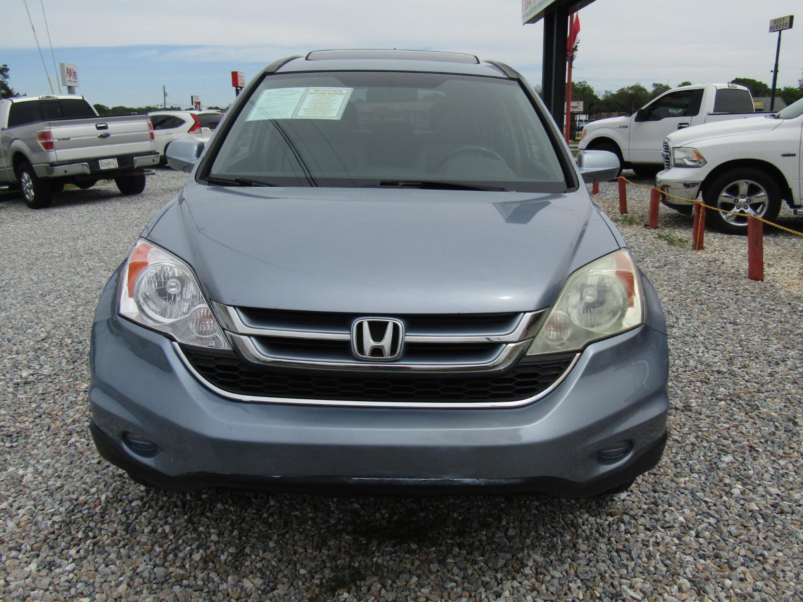 2010 Blue /Gray Honda CR-V EX-L 2WD 5-Speed AT (5J6RE3H74AL) with an 2.4L L4 DOHC 16V engine, Automatic transmission, located at 15016 S Hwy 231, Midland City, AL, 36350, (334) 983-3001, 31.306210, -85.495277 - Photo #1