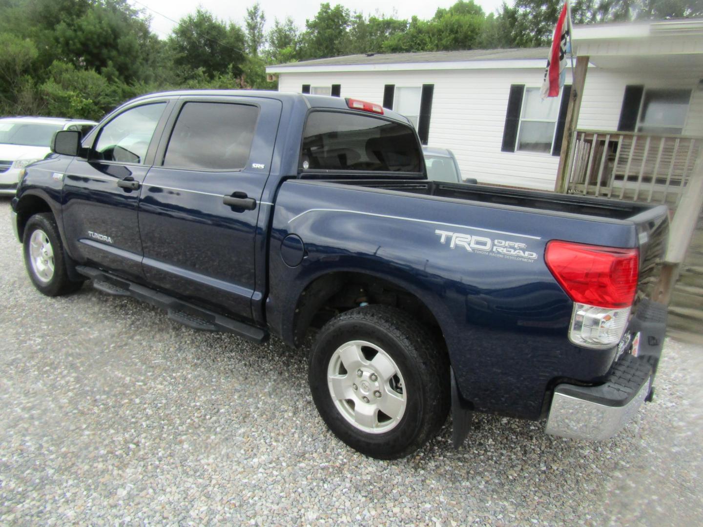 2011 Blue /Gray Toyota Tundra Tundra-Grade CrewMax 5.7L 2WD (5TFEY5F19BX) with an 5.7L V8 DOHC 32V engine, Automatic transmission, located at 15016 S Hwy 231, Midland City, AL, 36350, (334) 983-3001, 31.306210, -85.495277 - Photo#5