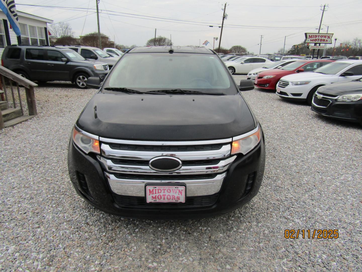 2013 Black /Black Ford Edge SE FWD (2FMDK3GC8DB) with an 3.5L V6 DOHC 24V engine, Automatic transmission, located at 15016 S Hwy 231, Midland City, AL, 36350, (334) 983-3001, 31.306210, -85.495277 - Photo#2