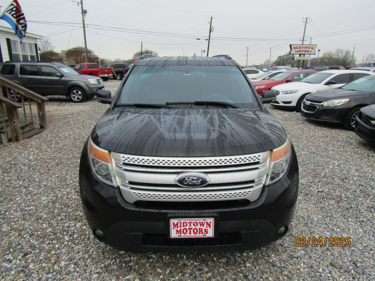 2013 Black /Black Ford Explorer XLT FWD (1FM5K7D80DG) with an 3.5L V6 DOHC 24V engine, Automatic transmission, located at 15016 S Hwy 231, Midland City, AL, 36350, (334) 983-3001, 31.306210, -85.495277 - Photo#1