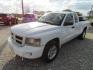 2011 White /Gray Dodge Dakota SXT Extended Cab 2WD (1D7RE3BK2BS) with an 3.7L V6 SOHC 12V engine, Automatic transmission, located at 15016 S Hwy 231, Midland City, AL, 36350, (334) 983-3001, 31.306210, -85.495277 - Photo#2