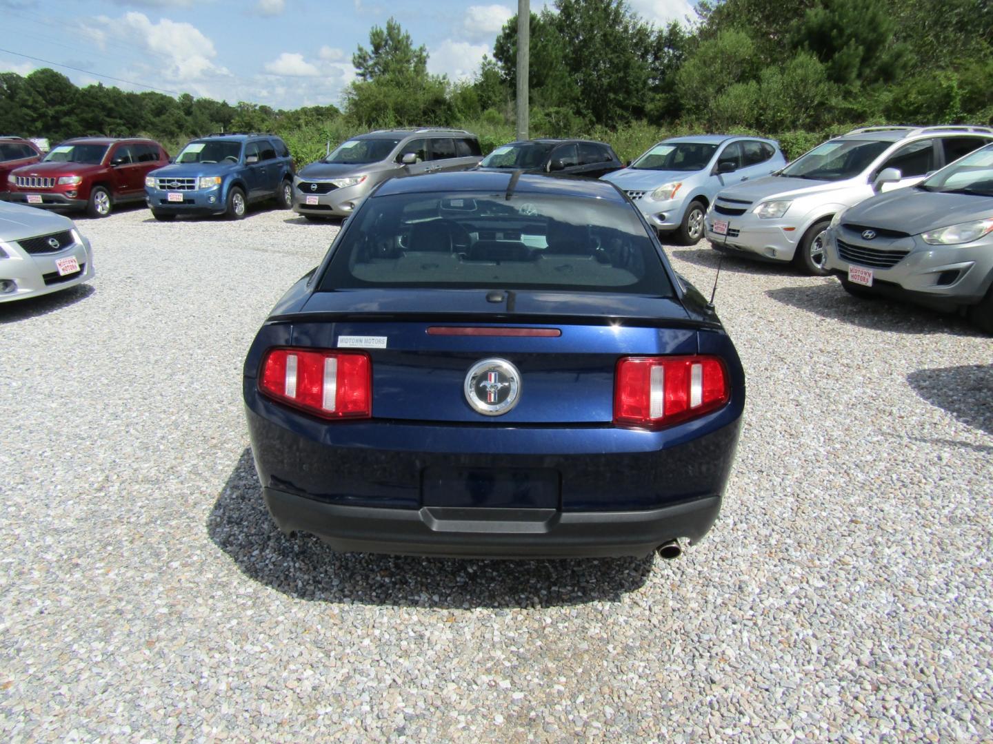 2010 Blue /Black Ford Mustang V6 Coupe (1ZVBP8AN8A5) with an 4.0L V6 OHC 12V engine, Automatic transmission, located at 15016 S Hwy 231, Midland City, AL, 36350, (334) 983-3001, 31.306210, -85.495277 - Photo#5
