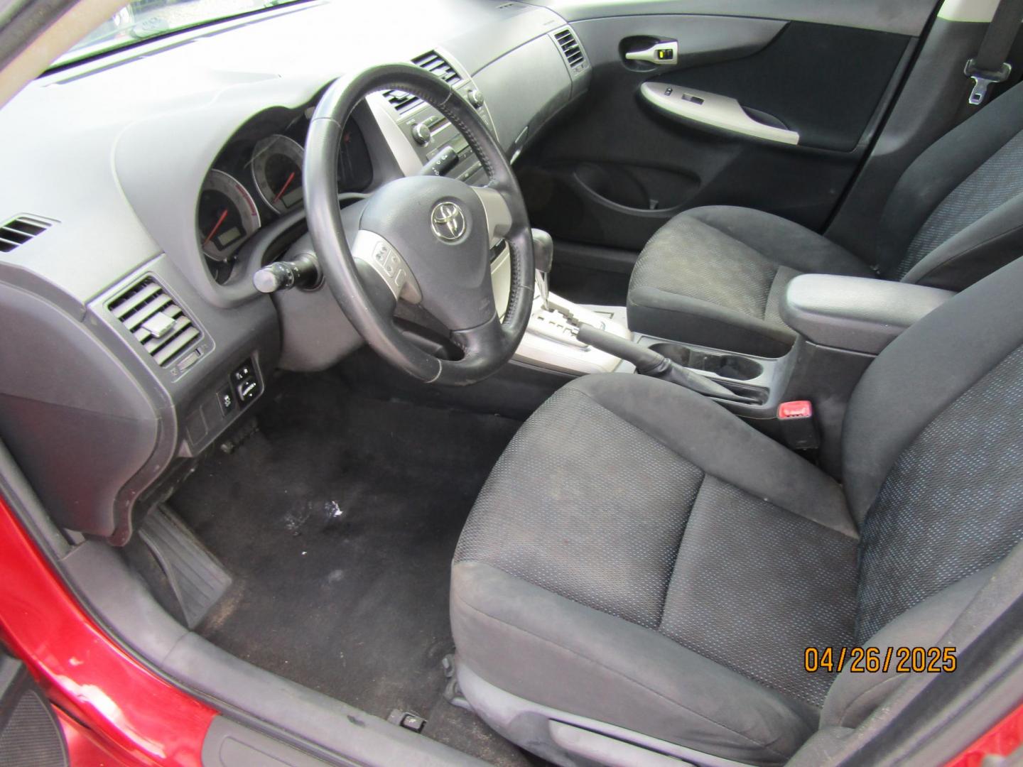 2010 Red Toyota Corolla Base 4-Speed AT (1NXBU4EE5AZ) with an 1.8L L4 DOHC 16V engine, Automatic transmission, located at 15016 S Hwy 231, Midland City, AL, 36350, (334) 983-3001, 31.306210, -85.495277 - Photo#1