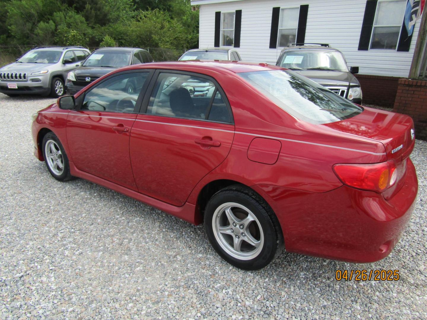 2010 Red Toyota Corolla Base 4-Speed AT (1NXBU4EE5AZ) with an 1.8L L4 DOHC 16V engine, Automatic transmission, located at 15016 S Hwy 231, Midland City, AL, 36350, (334) 983-3001, 31.306210, -85.495277 - Photo#6