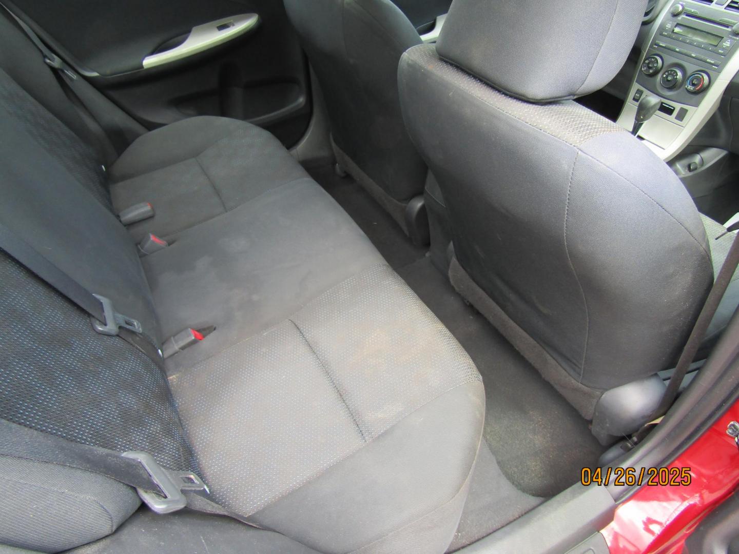 2010 Red Toyota Corolla Base 4-Speed AT (1NXBU4EE5AZ) with an 1.8L L4 DOHC 16V engine, Automatic transmission, located at 15016 S Hwy 231, Midland City, AL, 36350, (334) 983-3001, 31.306210, -85.495277 - Photo#8