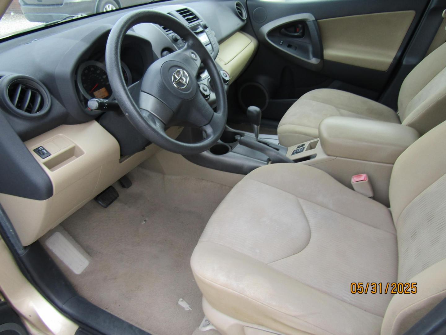 2011 Gold /Tan Toyota RAV4 Base I4 2WD (2T3ZF4DV4BW) with an 2.4L L4 DOHC 16V engine, Automatic transmission, located at 15016 S Hwy 231, Midland City, AL, 36350, (334) 983-3001, 31.306210, -85.495277 - Photo#3