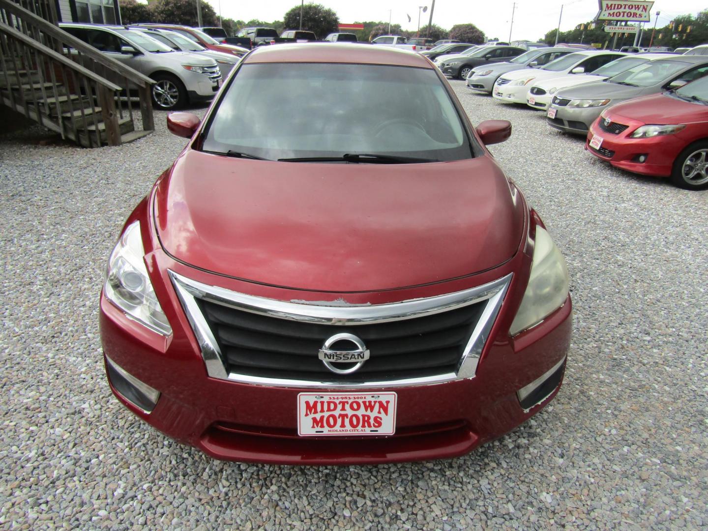 2013 Red Nissan Altima 2.5 S (1N4AL3AP8DC) with an 2.5L L4 DOHC 16V engine, Automatic transmission, located at 15016 S Hwy 231, Midland City, AL, 36350, (334) 983-3001, 31.306210, -85.495277 - Photo#1