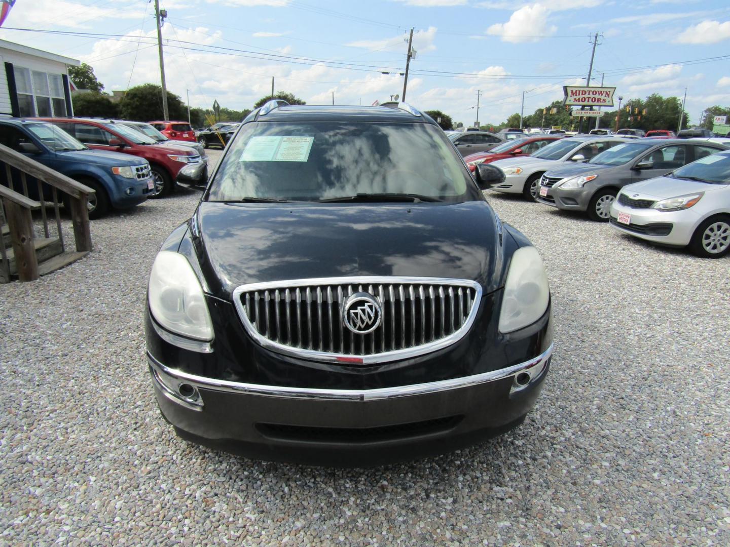 2012 Black Buick Enclave Leather FWD (5GAKRCED7CJ) with an 3.6L V6 DOHC 24V engine, Overdrive transmission, located at 15016 S Hwy 231, Midland City, AL, 36350, (334) 983-3001, 31.306210, -85.495277 - Photo#1