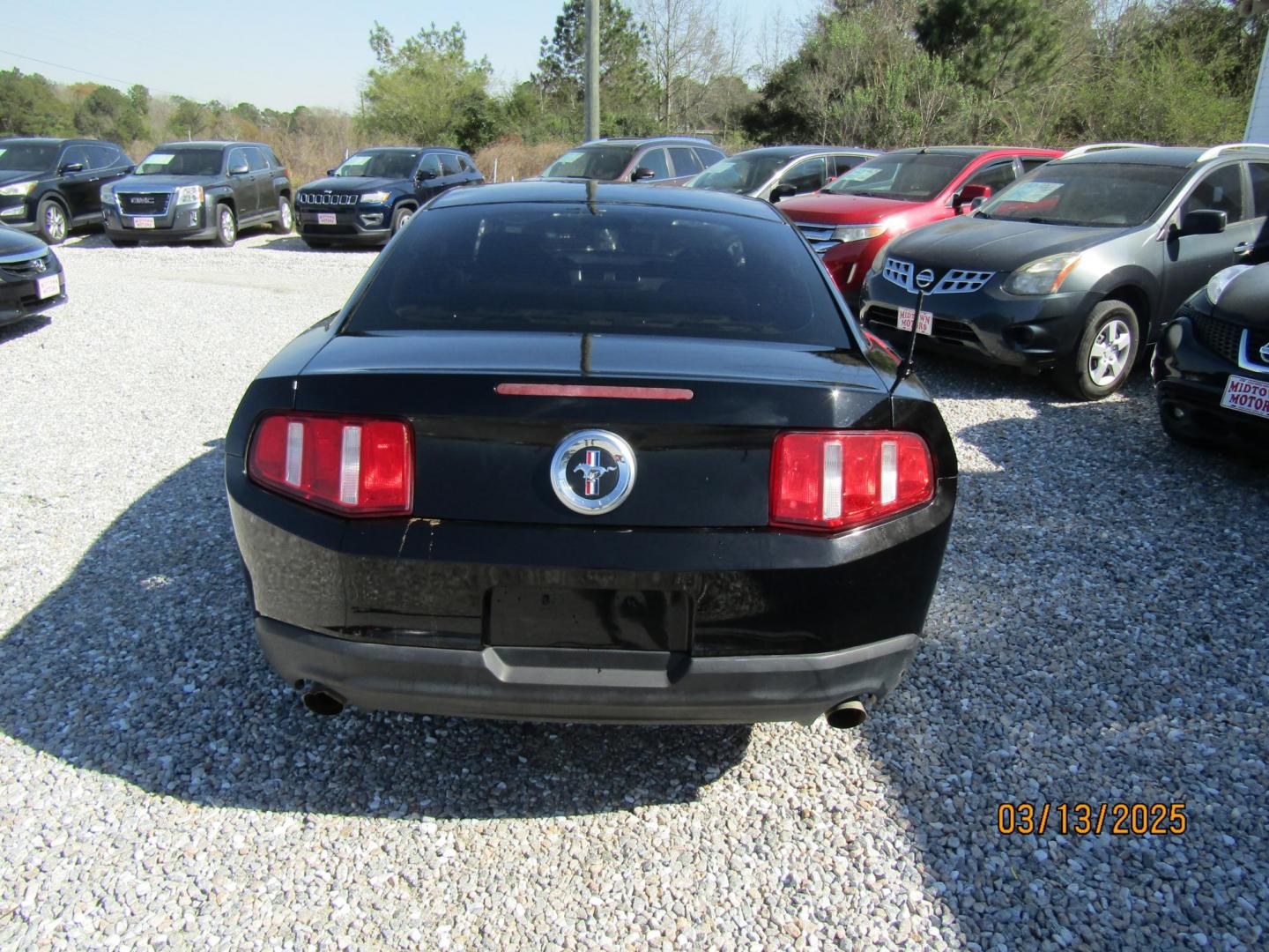 2012 Black Ford Mustang V6 Coupe (1ZVBP8AM9C5) with an 3.7L V6 DOHC 24V engine, Automatic transmission, located at 15016 S Hwy 231, Midland City, AL, 36350, (334) 983-3001, 31.306210, -85.495277 - Photo#8
