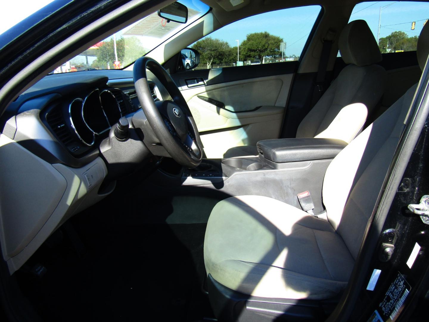 2013 Black Kia Optima LX MT (5XXGM4A72DG) with an 2.4L L4 DOHC 16V engine, 5-Speed Manual transmission, located at 15016 S Hwy 231, Midland City, AL, 36350, (334) 983-3001, 31.306210, -85.495277 - Photo#3