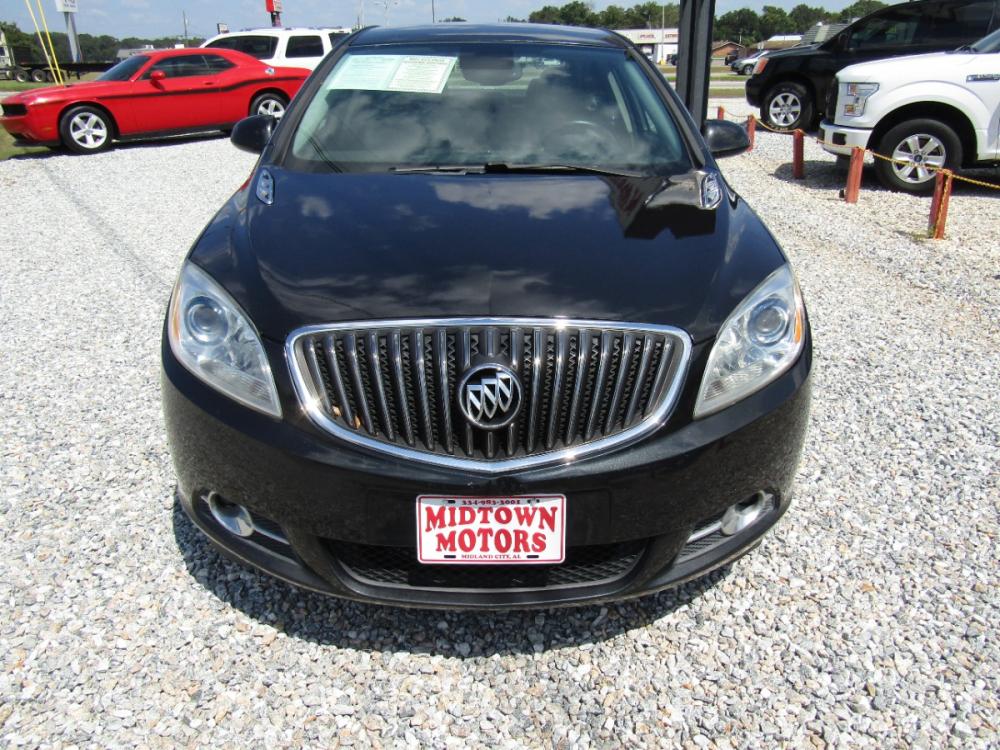 2013 Black /Tan Buick Verano Convenience (1G4PR5SK5D4) with an 2.4L L4 DOHC 16V FFV engine, Automatic transmission, located at 15016 S Hwy 231, Midland City, AL, 36350, (334) 983-3001, 31.306210, -85.495277 - Photo #1