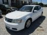 2011 White /Black Dodge Avenger Mainstreet (1B3BD1FB8BN) with an 2.4L L4 DOHC 16V engine, Automatic transmission, located at 15016 S Hwy 231, Midland City, AL, 36350, (334) 983-3001, 31.306210, -85.495277 - Photo#2