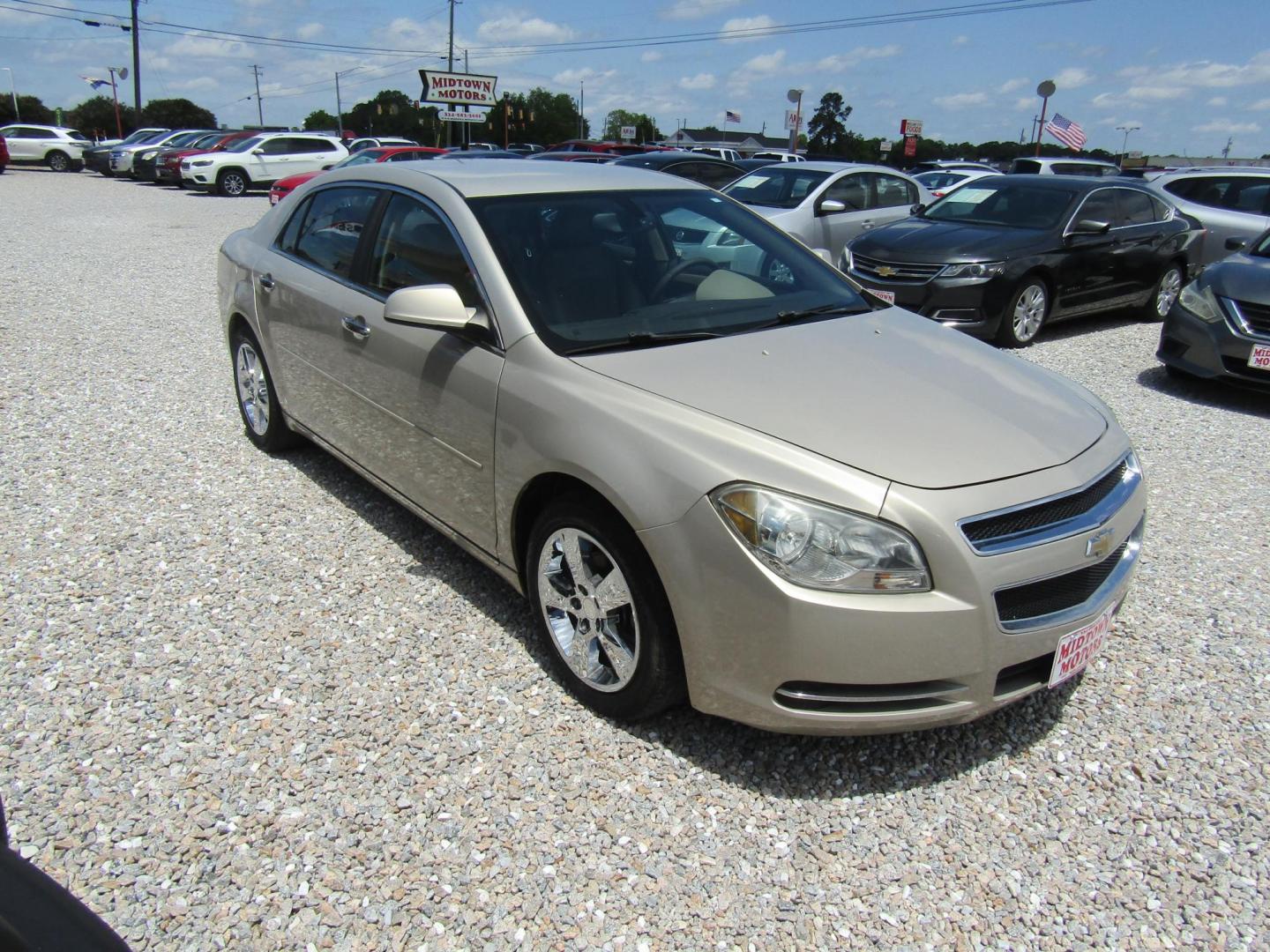 2012 Gold Chevrolet Malibu 2LT (1G1ZD5E0XCF) with an 2.4L L4 DOHC 16V engine, Automatic transmission, located at 15016 S Hwy 231, Midland City, AL, 36350, (334) 983-3001, 31.306210, -85.495277 - Photo#0