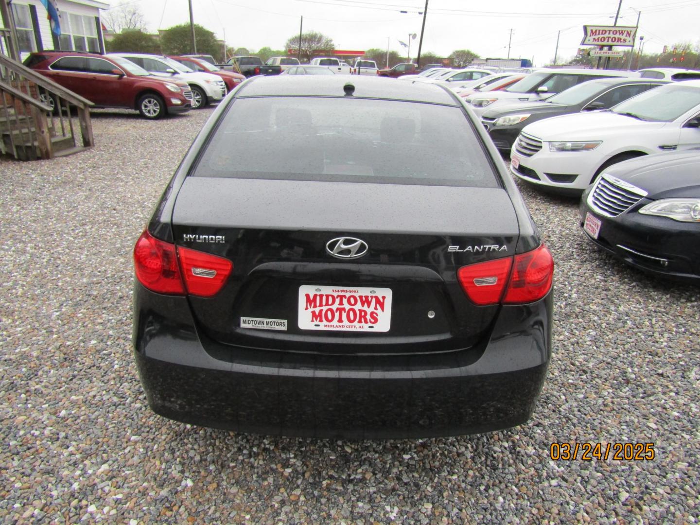 2008 Black Hyundai Elantra GLS (KMHDU46D38U) with an 2.0L L4 DOHC 16V engine, Automatic transmission, located at 15016 S Hwy 231, Midland City, AL, 36350, (334) 983-3001, 31.306210, -85.495277 - Photo#6
