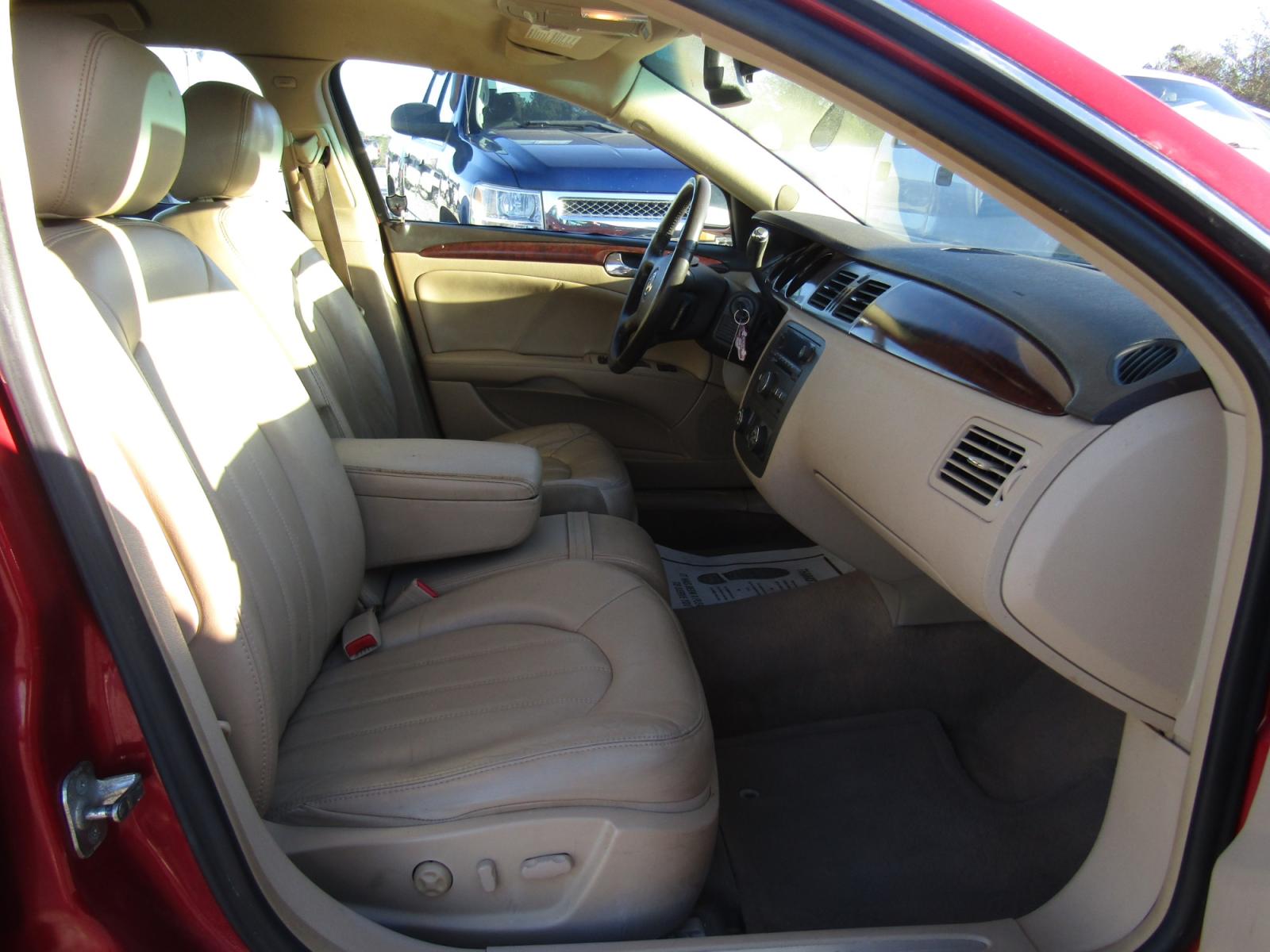2008 Red /Tan Buick Lucerne CXL (1G4HD57238U) with an 3.8L V6 OHV 12V engine, Automatic transmission, located at 15016 S Hwy 231, Midland City, AL, 36350, (334) 983-3001, 31.306210, -85.495277 - Photo #9