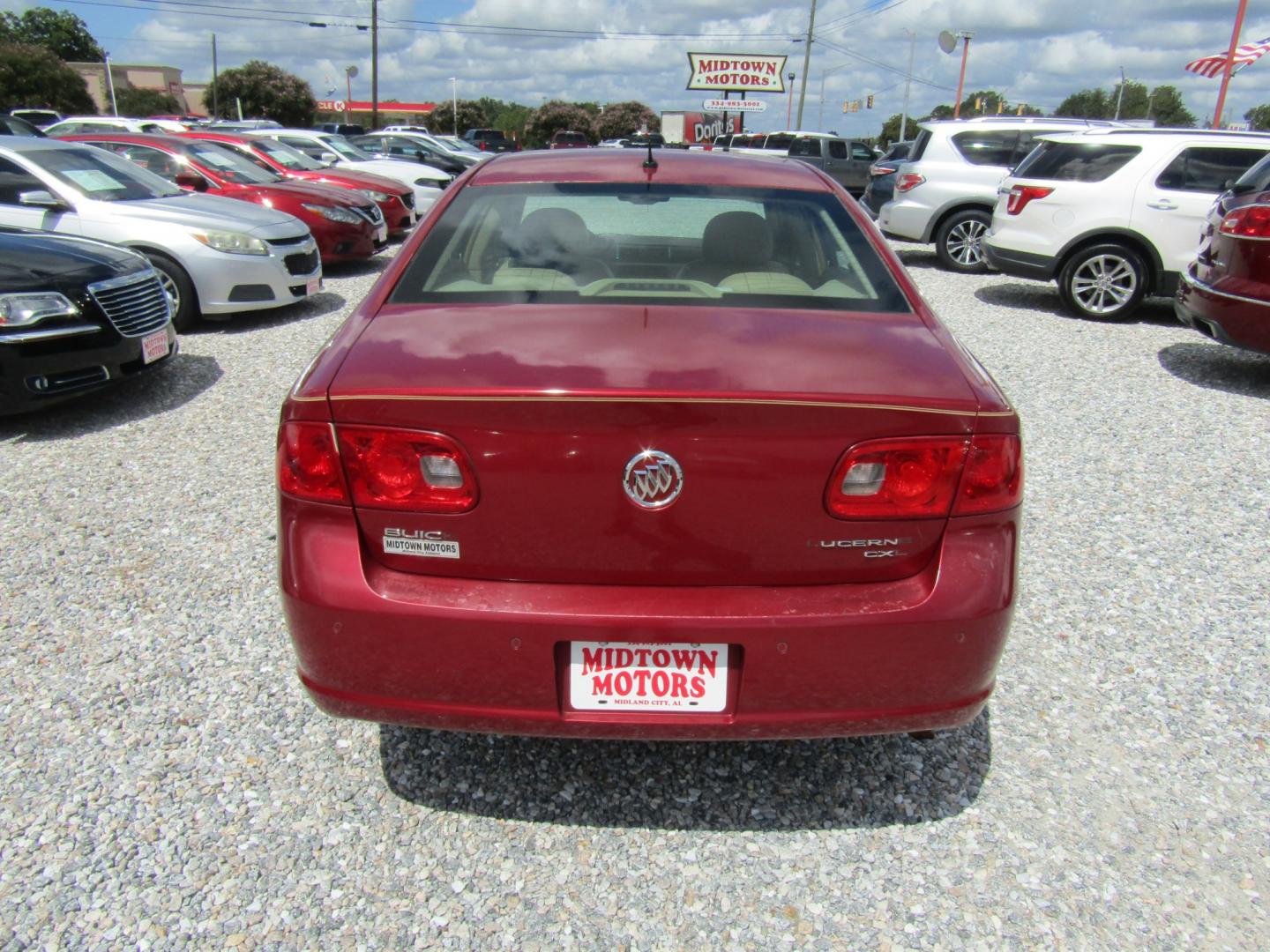 2008 Red /Tan Buick Lucerne CXL (1G4HD57238U) with an 3.8L V6 OHV 12V engine, Automatic transmission, located at 15016 S Hwy 231, Midland City, AL, 36350, (334) 983-3001, 31.306210, -85.495277- Photo#6