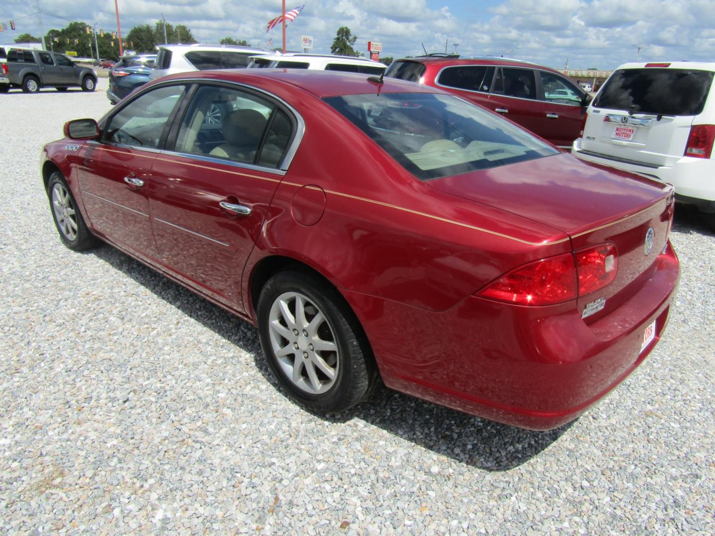 2008 Red /Tan Buick Lucerne CXL (1G4HD57238U) with an 3.8L V6 OHV 12V engine, Automatic transmission, located at 15016 S Hwy 231, Midland City, AL, 36350, (334) 983-3001, 31.306210, -85.495277- Photo#5