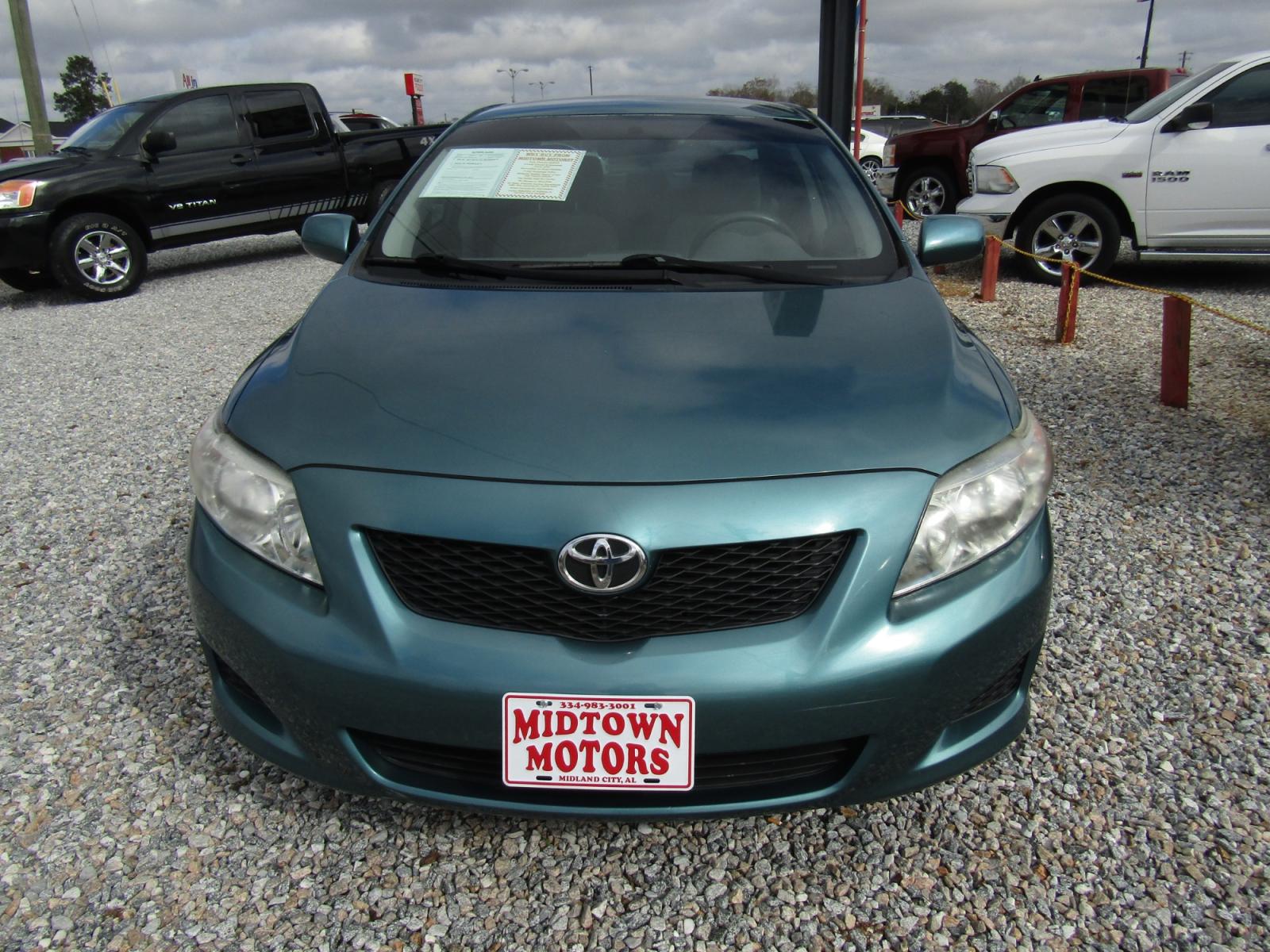 2009 Green Toyota Corolla XRS 5-Speed AT (JTDBL40E799) with an 1.8L L4 DOHC 16V engine, Automatic transmission, located at 15016 S Hwy 231, Midland City, AL, 36350, (334) 983-3001, 31.306210, -85.495277 - Photo #1