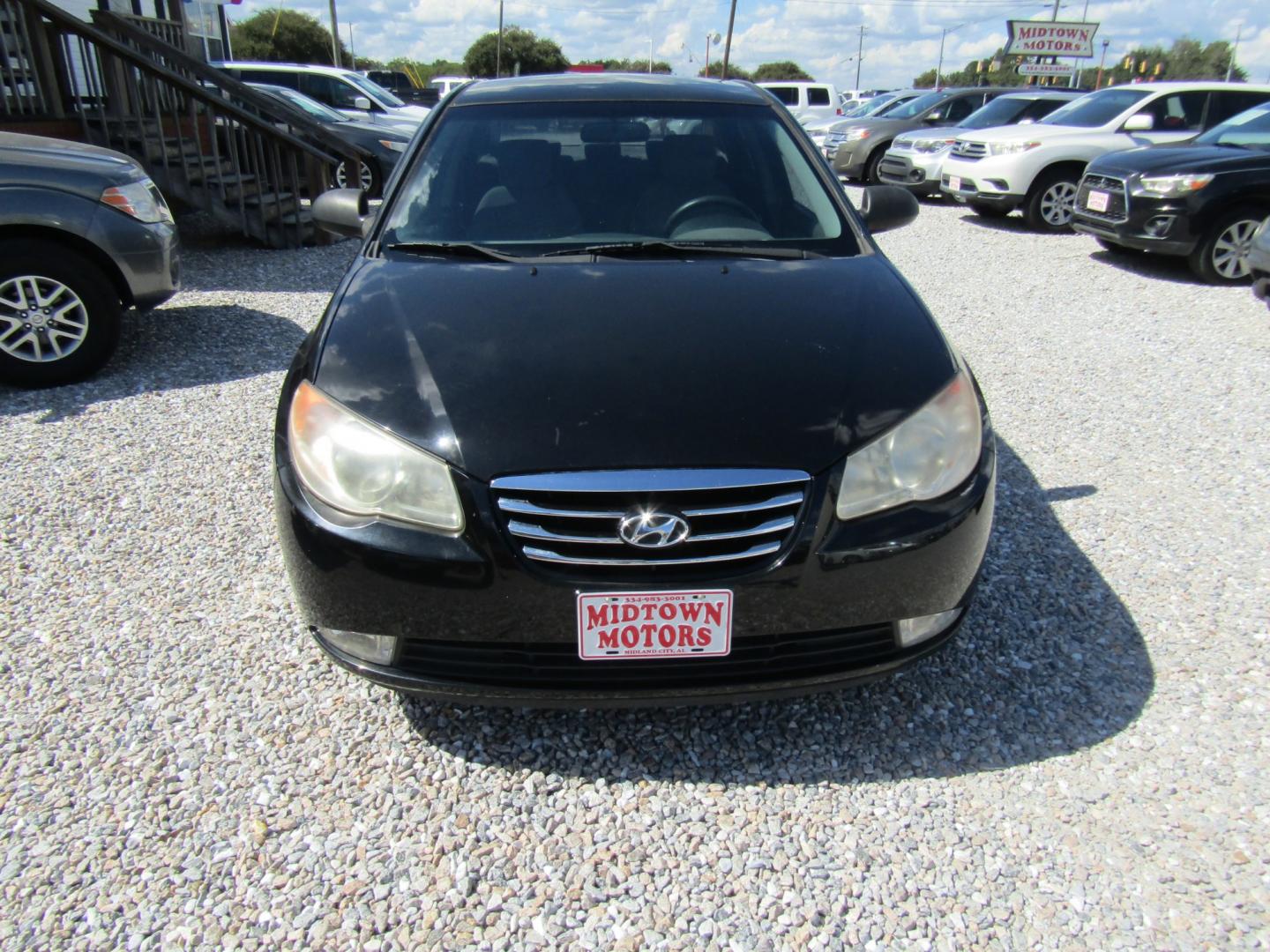 2010 Blue Hyundai Elantra GLS (KMHDU4AD1AU) with an 2.0L L4 DOHC 16V engine, Automatic transmission, located at 15016 S Hwy 231, Midland City, AL, 36350, (334) 983-3001, 31.306210, -85.495277- Photo#1