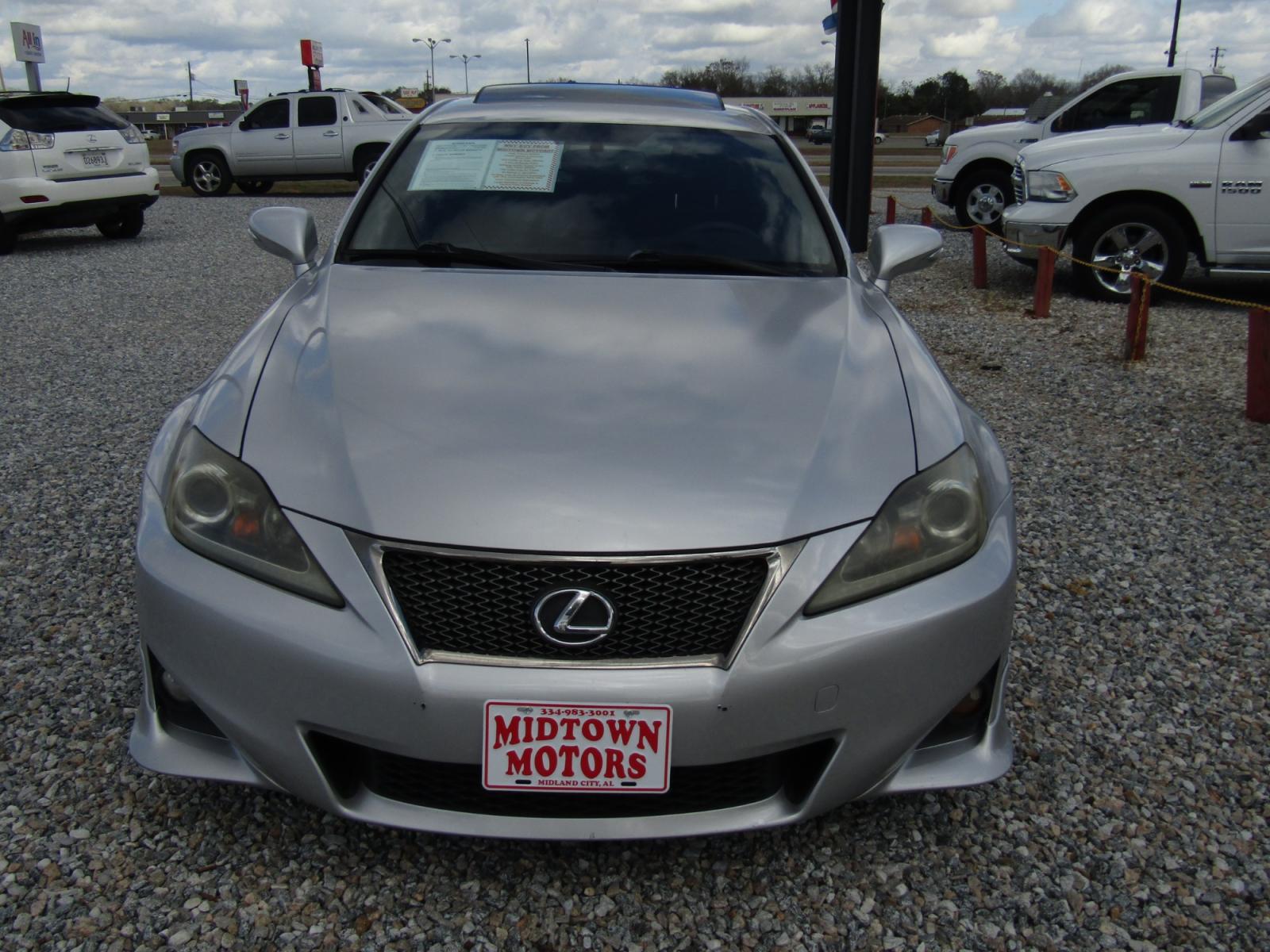 2012 Silver Lexus IS 250 RWD Manual (JTHBF5C2XC5) with an 2.5L V6 24V DOHC engine, Automatic transmission, located at 15016 S Hwy 231, Midland City, AL, 36350, (334) 983-3001, 31.306210, -85.495277 - Photo #2
