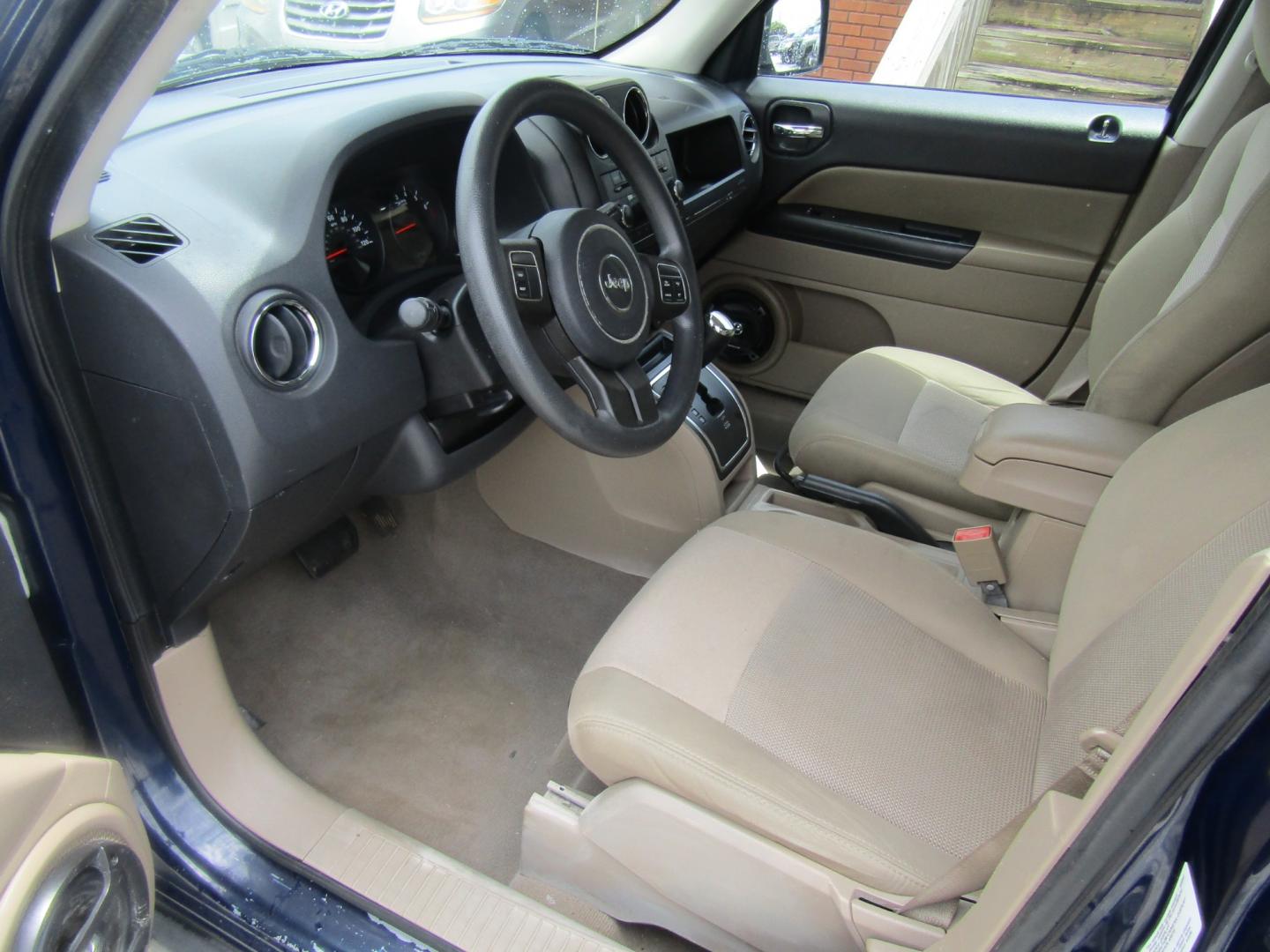 2012 Blue /Tan Jeep Patriot Sport 2WD (1C4NJPBA1CD) with an 2.0L L4 DOHC 16V engine, Automatic transmission, located at 15016 S Hwy 231, Midland City, AL, 36350, (334) 983-3001, 31.306210, -85.495277 - Photo#3