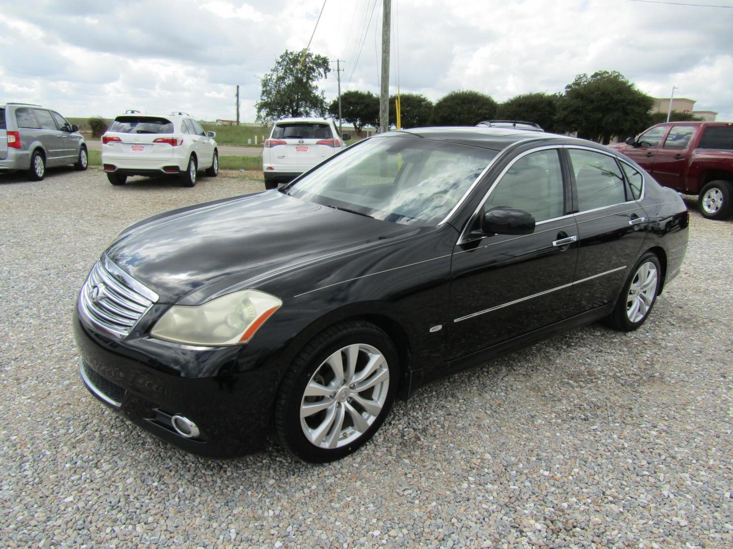 2010 Black Infiniti M 35 (JN1CY0AP0AM) with an 3.5L V6 DOHC 24V engine, Automatic transmission, located at 15016 S Hwy 231, Midland City, AL, 36350, (334) 983-3001, 31.306210, -85.495277 - Photo#2
