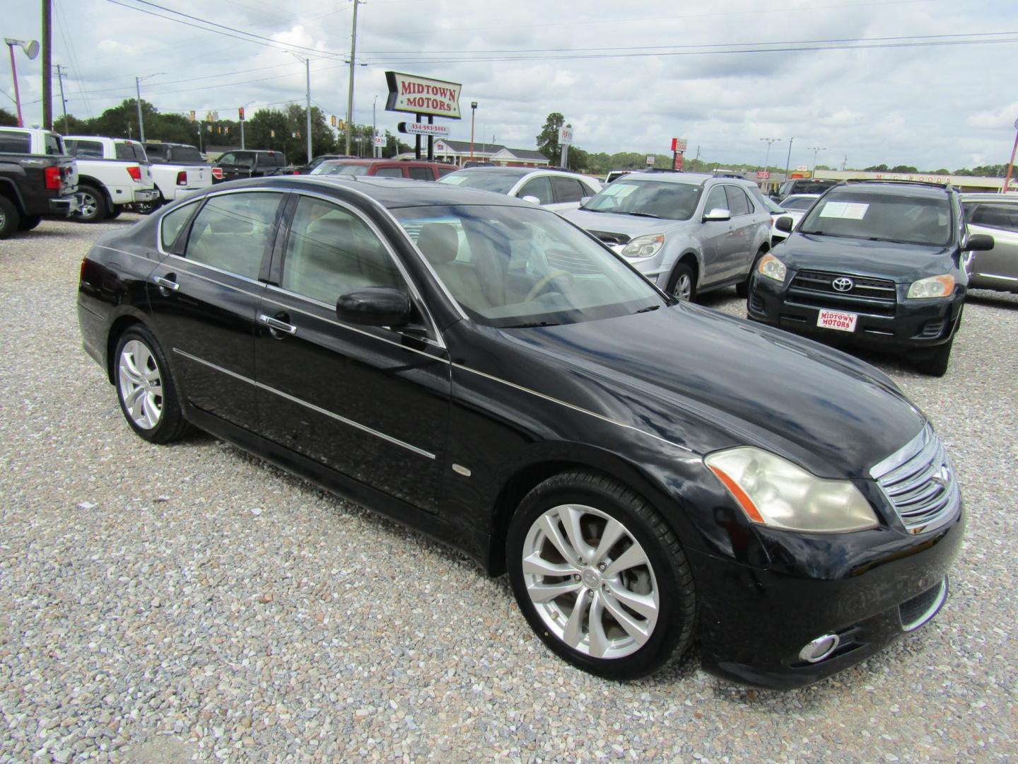 2010 Black Infiniti M 35 (JN1CY0AP0AM) with an 3.5L V6 DOHC 24V engine, Automatic transmission, located at 15016 S Hwy 231, Midland City, AL, 36350, (334) 983-3001, 31.306210, -85.495277 - Photo#0