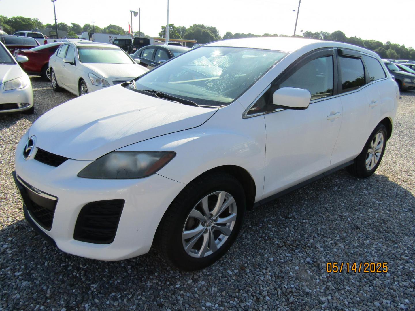 2010 White Mazda CX-7 s Grand Touring (JM3ER2W32A0) with an 2.3L L4 DOHC 16V TURBO engine, Automatic transmission, located at 15016 S Hwy 231, Midland City, AL, 36350, (334) 983-3001, 31.306210, -85.495277 - Photo#2