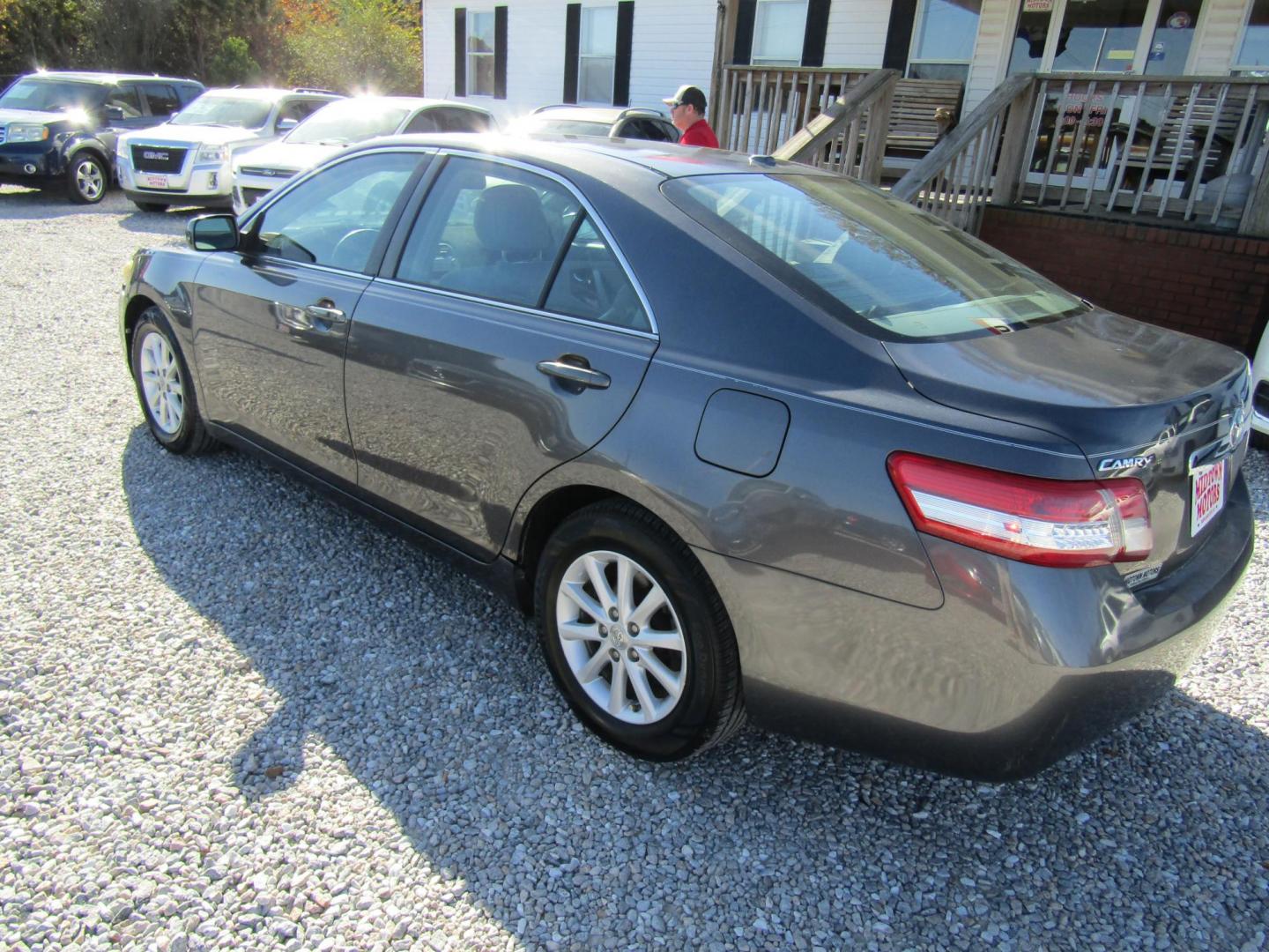 2011 Gray Toyota Camry Base 6-Spd AT (4T4BF3EK2BR) with an 2.5L L4 DOHC 16V engine, Automatic transmission, located at 15016 S Hwy 231, Midland City, AL, 36350, (334) 983-3001, 31.306210, -85.495277 - Photo#5