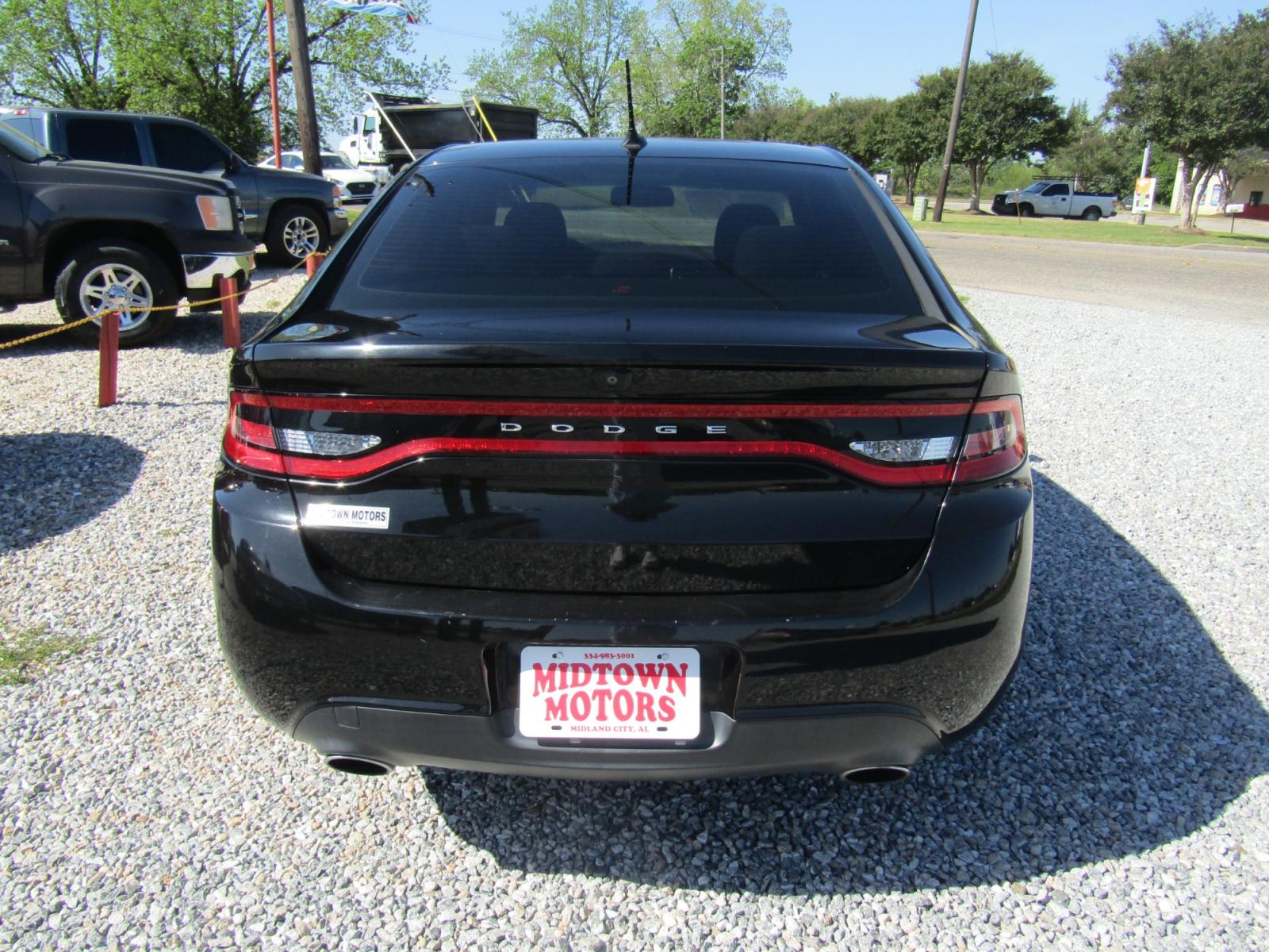 2015 Black /Black Dodge Dart SXT (1C3CDFBB7FD) with an 2.4L L4 DOHC 16V engine, Automatic transmission, located at 15016 S Hwy 231, Midland City, AL, 36350, (334) 983-3001, 31.306210, -85.495277 - Photo #6