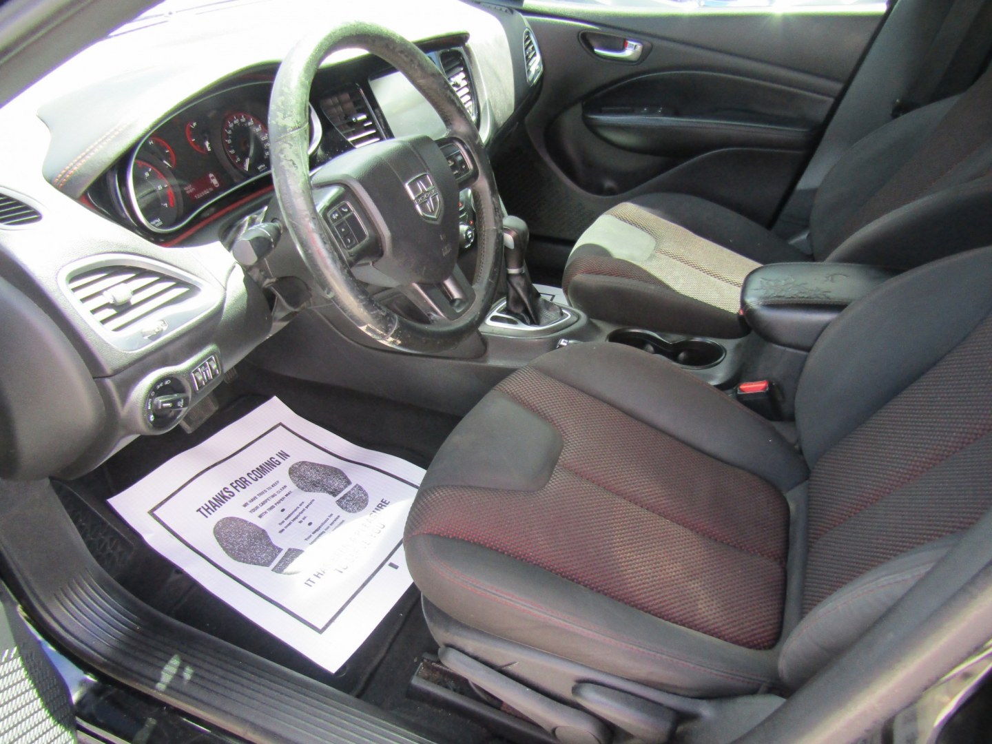 2015 Black /Black Dodge Dart SXT (1C3CDFBB7FD) with an 2.4L L4 DOHC 16V engine, Automatic transmission, located at 15016 S Hwy 231, Midland City, AL, 36350, (334) 983-3001, 31.306210, -85.495277- Photo#3