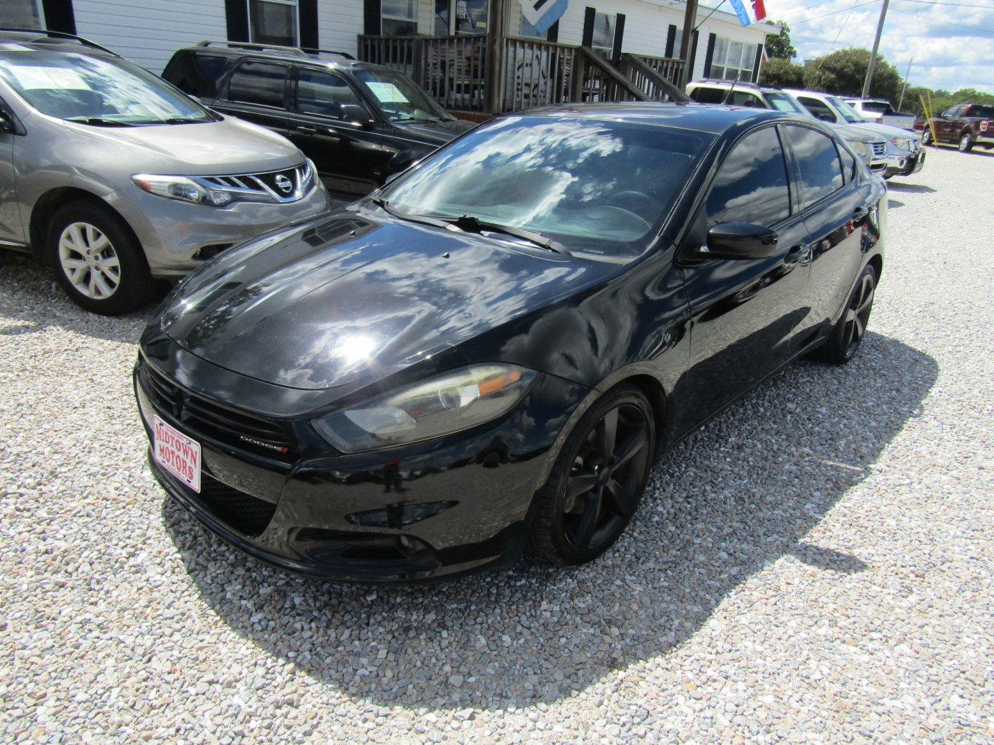 2015 Black /Black Dodge Dart SXT (1C3CDFBB7FD) with an 2.4L L4 DOHC 16V engine, Automatic transmission, located at 15016 S Hwy 231, Midland City, AL, 36350, (334) 983-3001, 31.306210, -85.495277- Photo#2