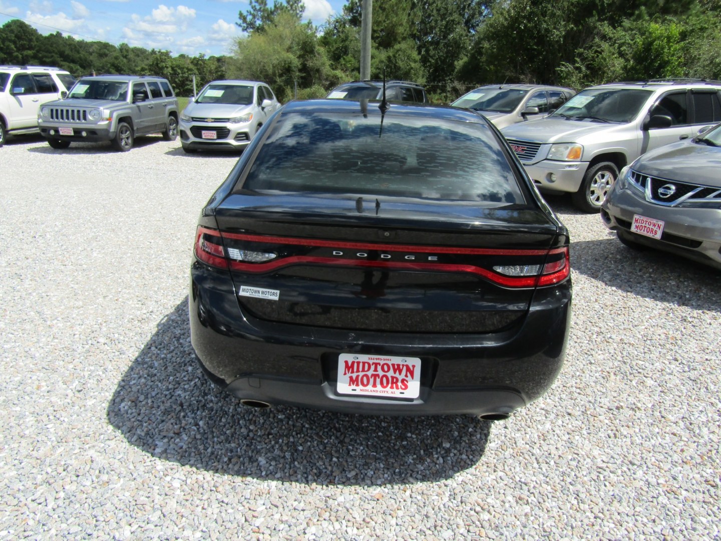 2015 Black /Black Dodge Dart SXT (1C3CDFBB7FD) with an 2.4L L4 DOHC 16V engine, Automatic transmission, located at 15016 S Hwy 231, Midland City, AL, 36350, (334) 983-3001, 31.306210, -85.495277- Photo#6