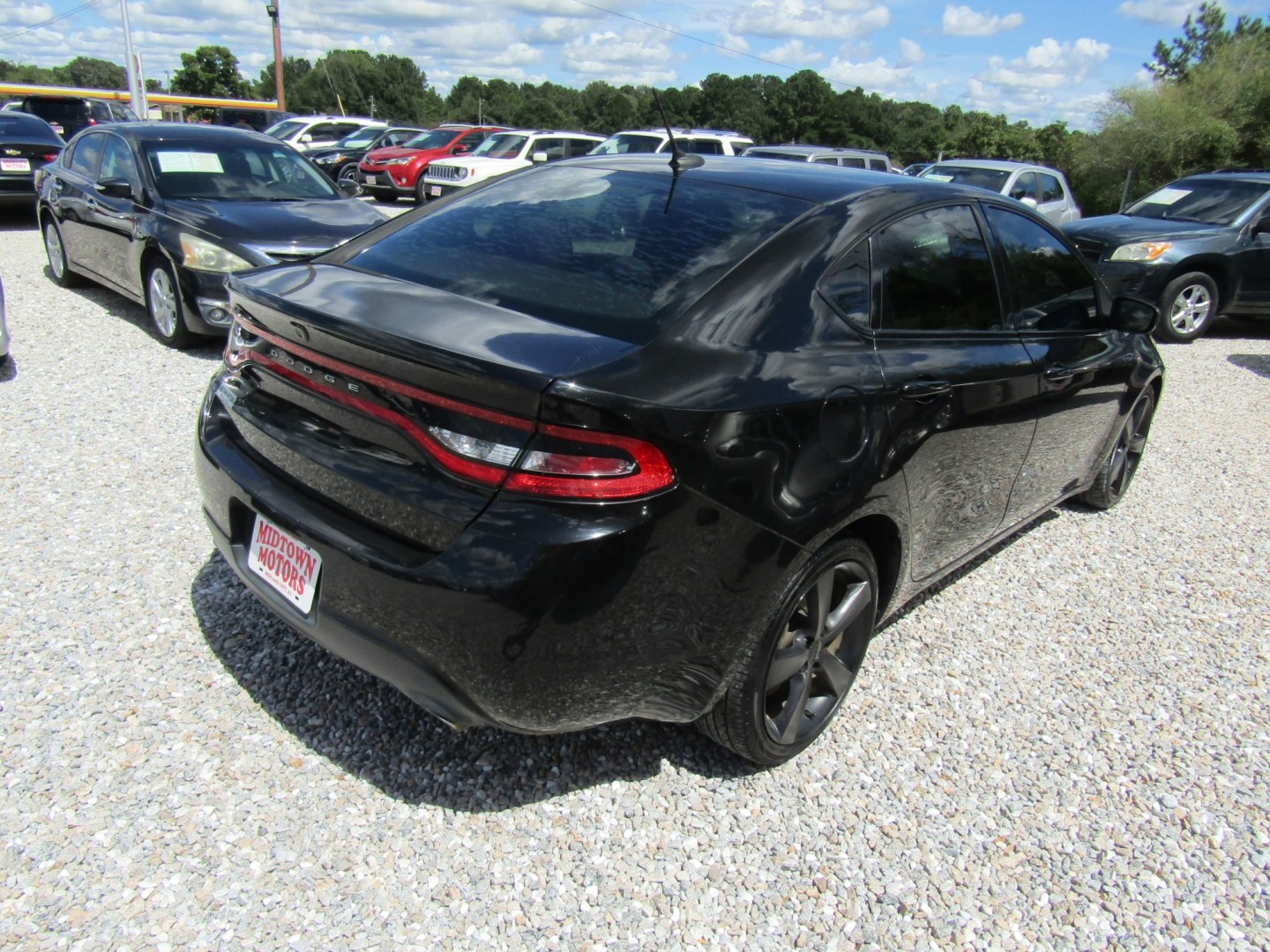 2015 Black /Black Dodge Dart SXT (1C3CDFBB7FD) with an 2.4L L4 DOHC 16V engine, Automatic transmission, located at 15016 S Hwy 231, Midland City, AL, 36350, (334) 983-3001, 31.306210, -85.495277- Photo#7