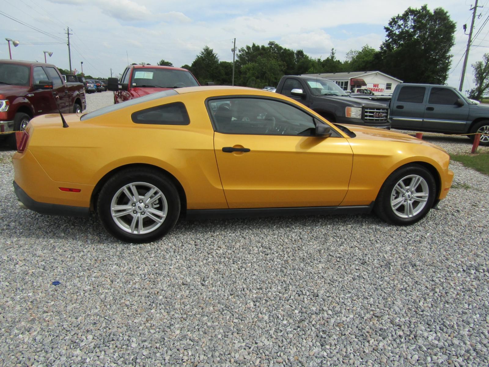 2012 Yellow /Black Ford Mustang V6 Coupe (1ZVBP8AM8C5) with an 3.7L V6 DOHC 24V engine, 6-Speed Manual transmission, located at 15016 S Hwy 231, Midland City, AL, 36350, (334) 983-3001, 31.306210, -85.495277 - Photo #6