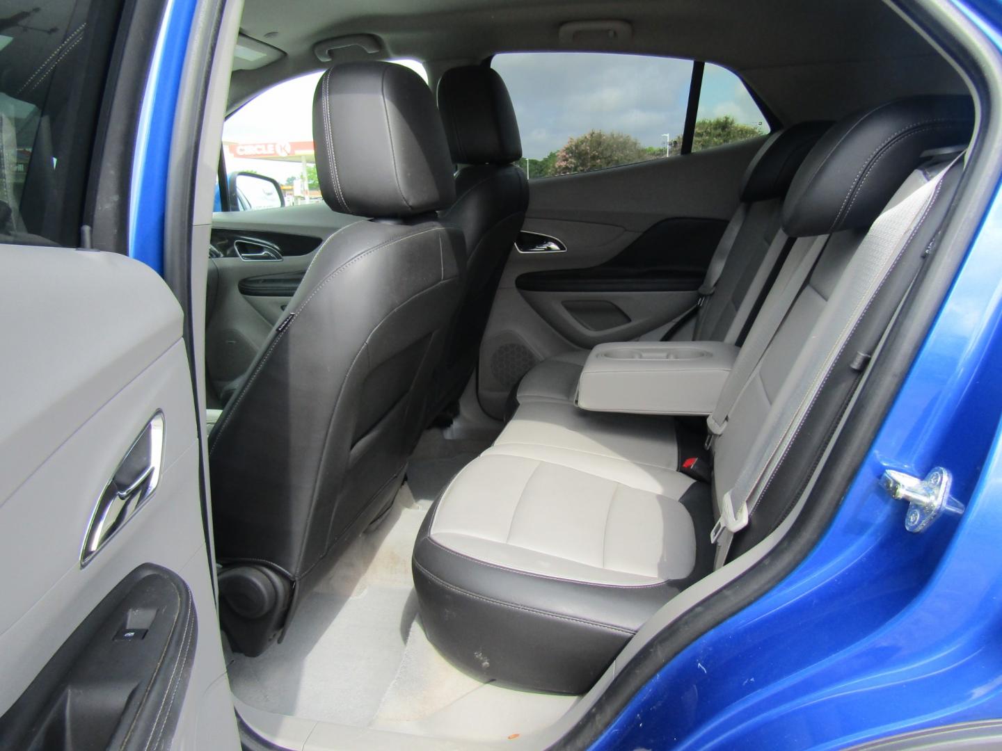 2013 Blue /Gray Buick Encore Premium FWD (KL4CJDSBXDB) with an 1.4L L4 DOHC 16V TURBO engine, 6-Speed Automatic transmission, located at 15016 S Hwy 231, Midland City, AL, 36350, (334) 983-3001, 31.306210, -85.495277 - Photo#4