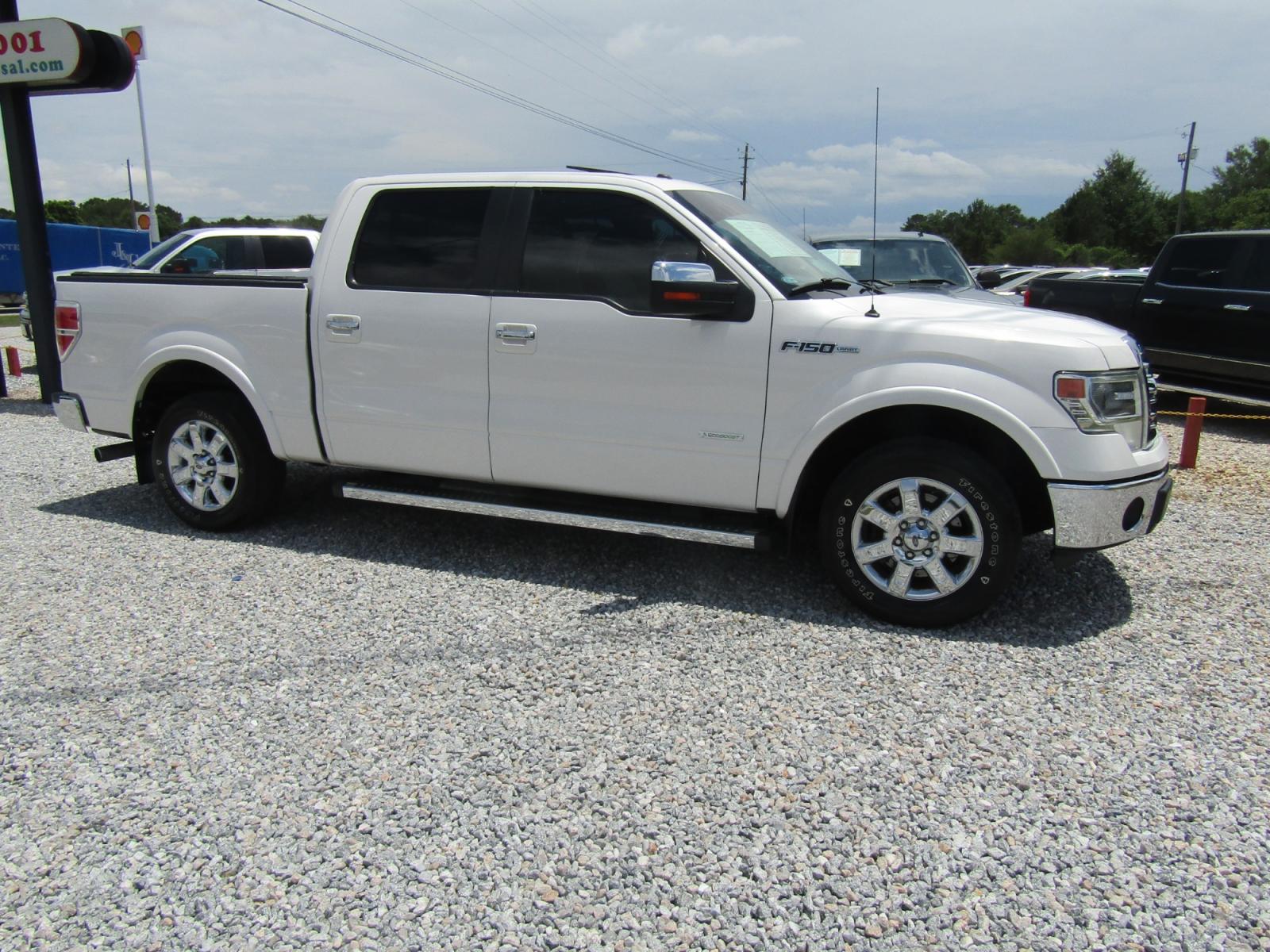 2013 White /Tan Ford F-150 Platinum SuperCrew 6.5-ft. Bed 2WD (1FTFW1CT0DK) with an 3.5L V6 TURBO engine, Automatic transmission, located at 15016 S Hwy 231, Midland City, AL, 36350, (334) 983-3001, 31.306210, -85.495277 - Photo #0