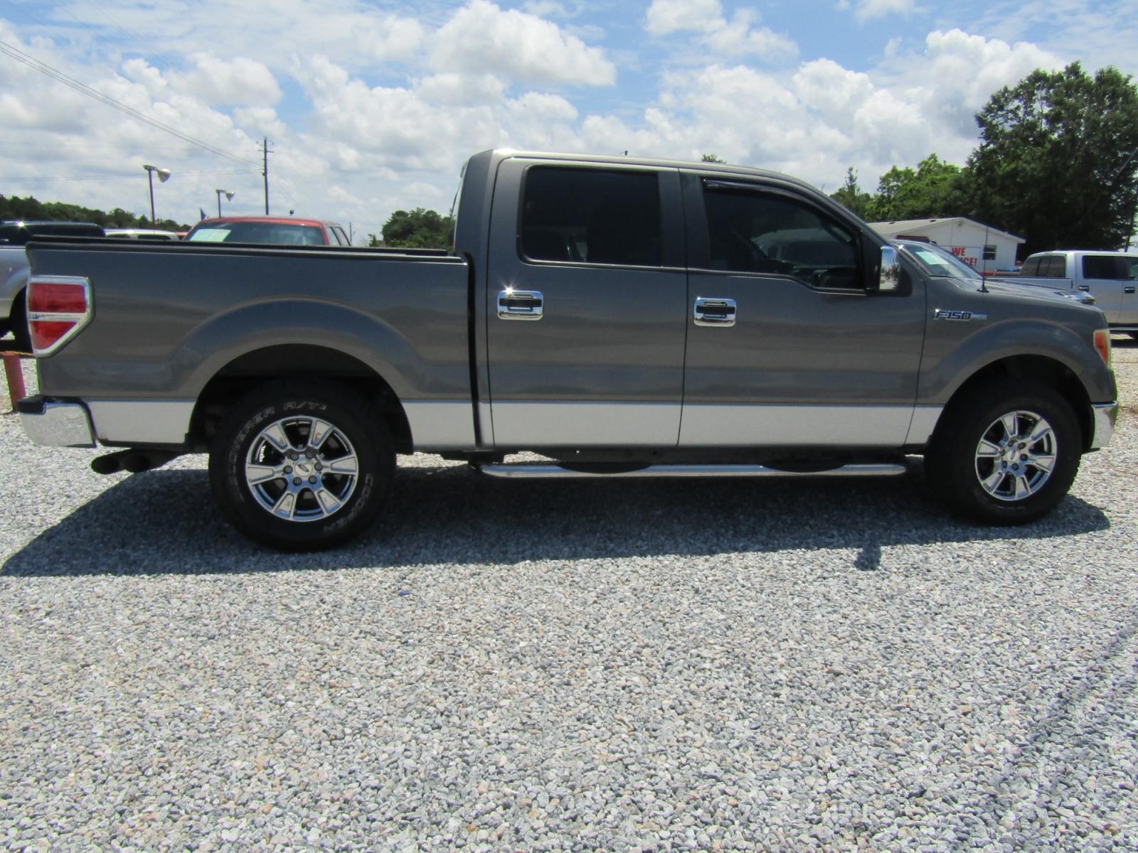 2010 Gray /Gray Ford F-150 Lariat SuperCrew 5.5-ft. Bed 2WD (1FTEW1C83AF) with an 4.6L V8 SOHC 24V engine, Automatic transmission, located at 15016 S Hwy 231, Midland City, AL, 36350, (334) 983-3001, 31.306210, -85.495277 - Photo #7