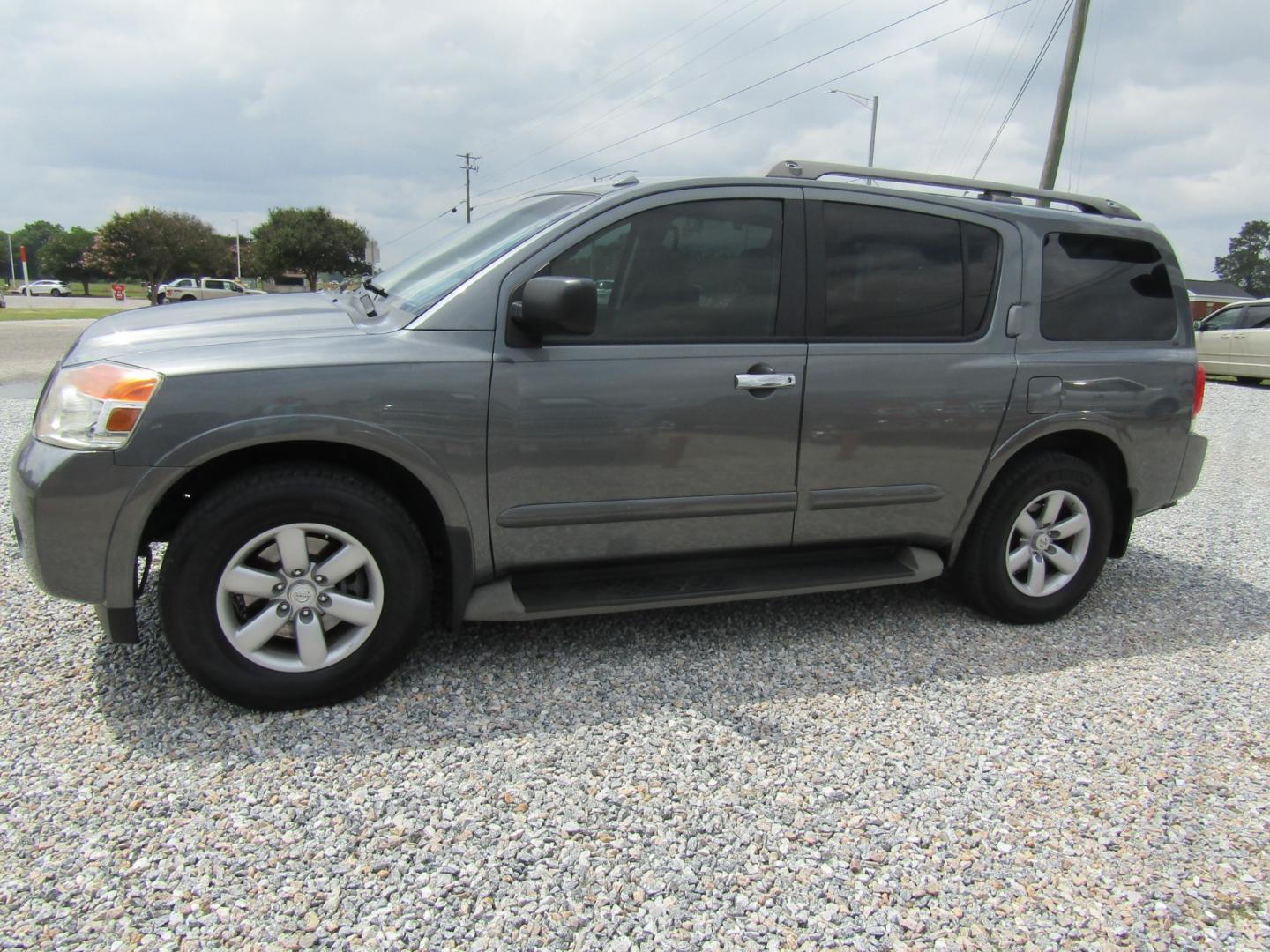 2013 Gray Nissan Armada SL 2WD (5N1BA0ND7DN) with an 5.6L V8 DOHC 32V FFV engine, Automatic transmission, located at 15016 S Hwy 231, Midland City, AL, 36350, (334) 983-3001, 31.306210, -85.495277 - Photo#2