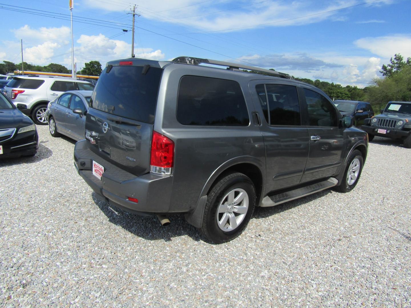 2013 Gray Nissan Armada SL 2WD (5N1BA0ND7DN) with an 5.6L V8 DOHC 32V FFV engine, Automatic transmission, located at 15016 S Hwy 231, Midland City, AL, 36350, (334) 983-3001, 31.306210, -85.495277- Photo#7