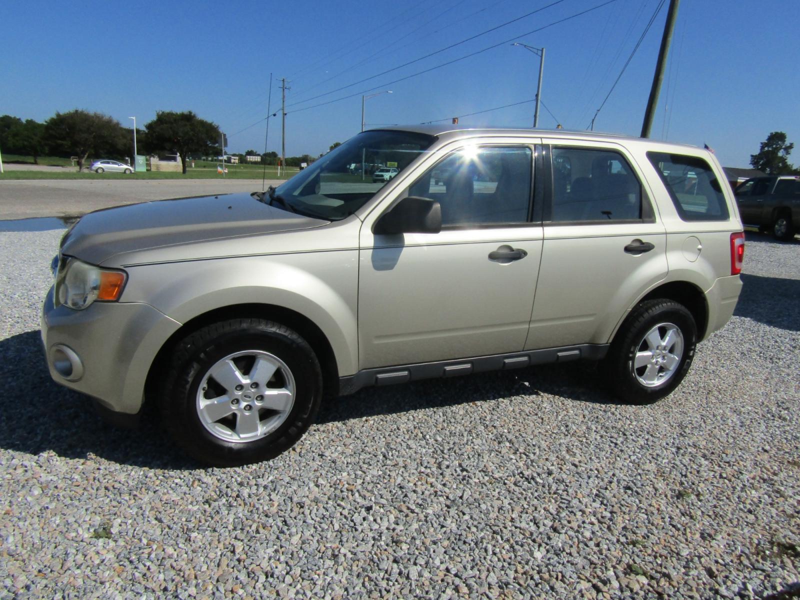 2010 Gold Ford Escape XLS FWD (1FMCU0C76AK) with an 2.5L L4 DOHC 16V engine, Automatic transmission, located at 15016 S Hwy 231, Midland City, AL, 36350, (334) 983-3001, 31.306210, -85.495277 - Photo #2