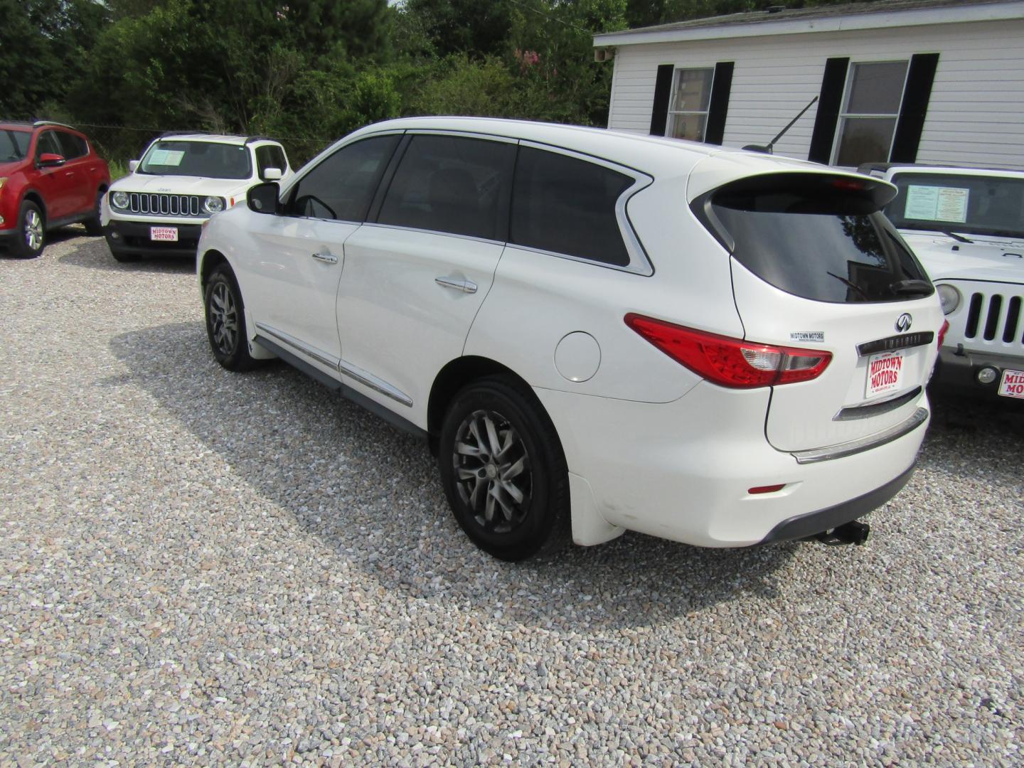 2013 White /Tan Infiniti JX FWD (5N1AL0MNXDC) with an 3.5L V6 DOHC 24V engine, Automatic transmission, located at 15016 S Hwy 231, Midland City, AL, 36350, (334) 983-3001, 31.306210, -85.495277- Photo#5