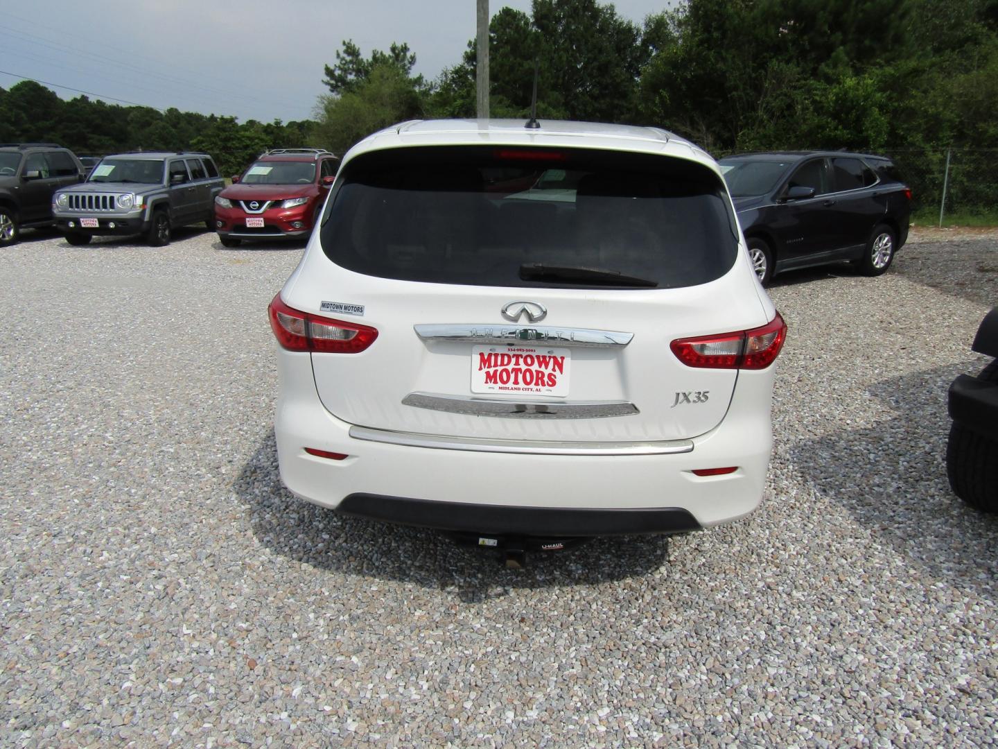 2013 White /Tan Infiniti JX FWD (5N1AL0MNXDC) with an 3.5L V6 DOHC 24V engine, Automatic transmission, located at 15016 S Hwy 231, Midland City, AL, 36350, (334) 983-3001, 31.306210, -85.495277- Photo#6