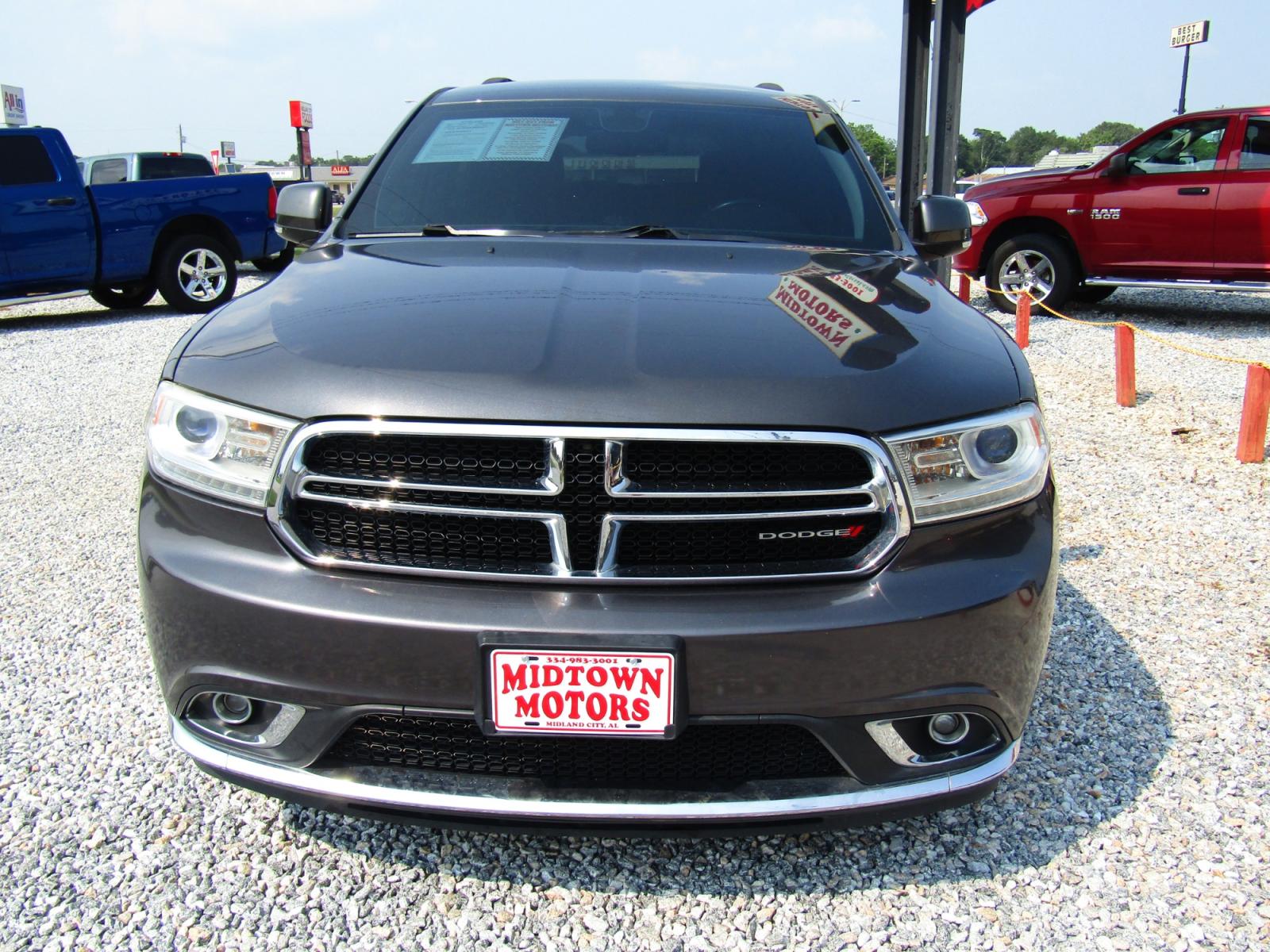 2014 Gray /Black Dodge Durango Limited 2WD (1C4RDHDG4EC) with an 3.6L V6 DOHC 24V engine, Automatic transmission, located at 15016 S Hwy 231, Midland City, AL, 36350, (334) 983-3001, 31.306210, -85.495277 - Photo #1
